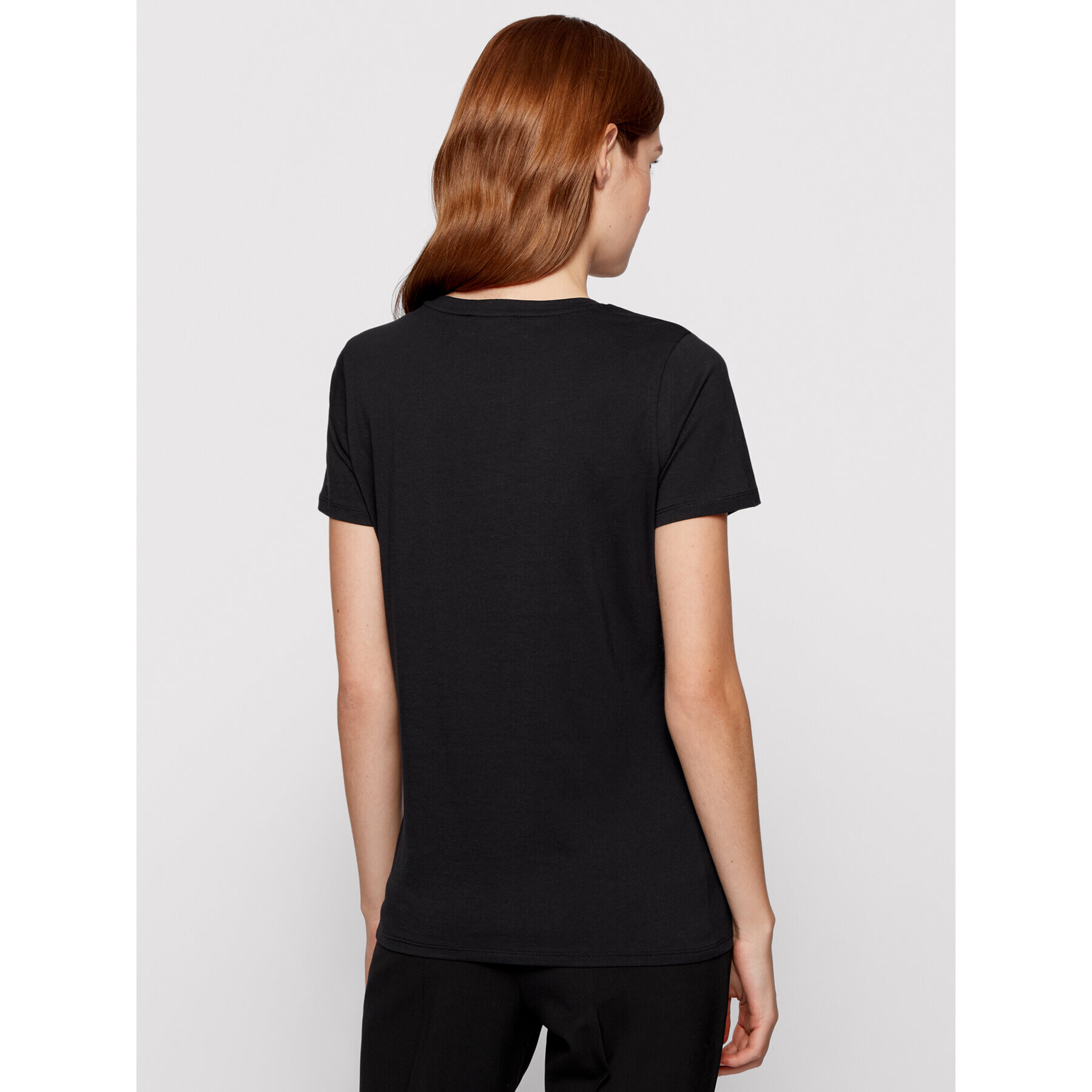 Boss Тишърт C_Eloga 50442515 Черен Regular Fit - Pepit.bg