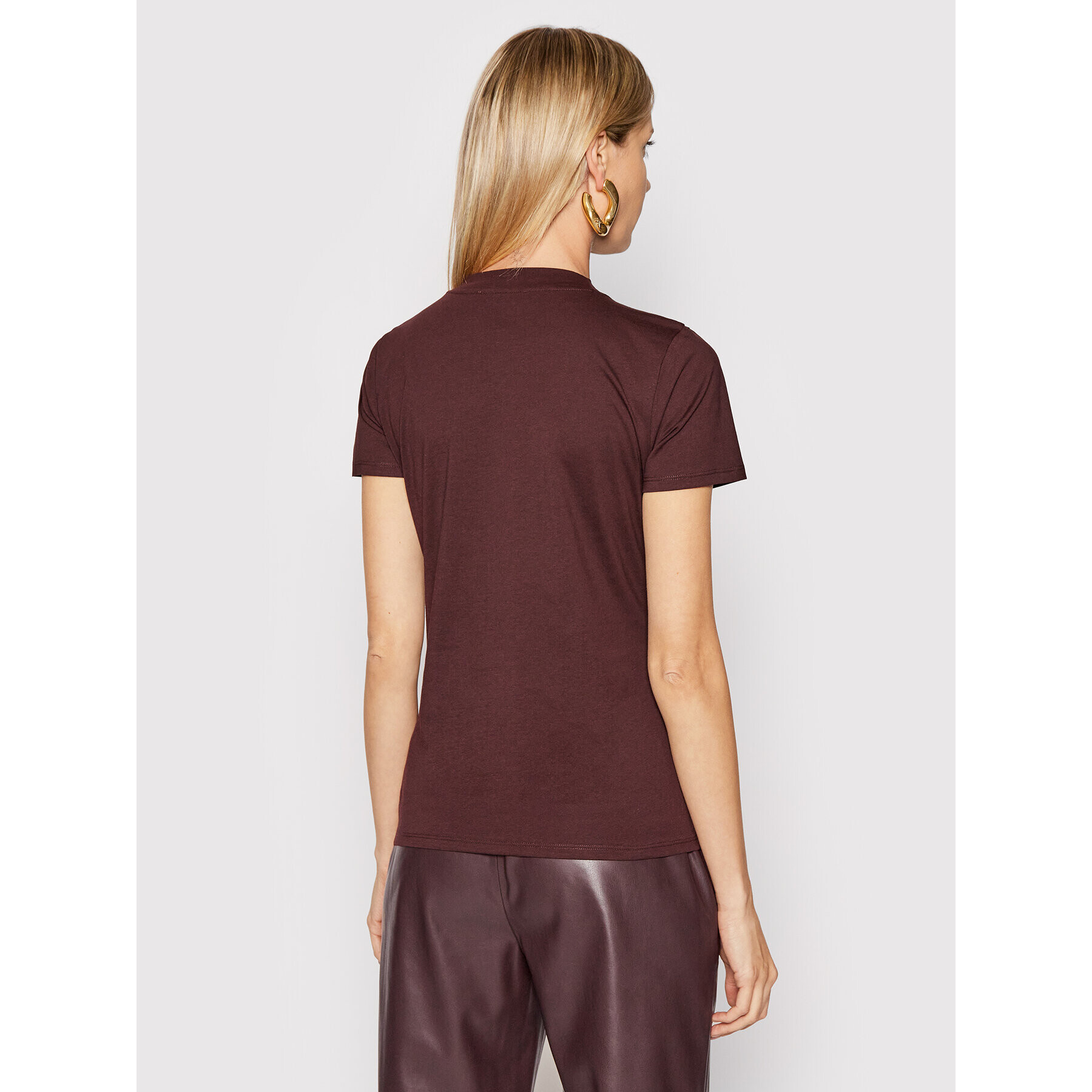 Boss Тишърт C_Elogo_4 50464505 Бордо Regular Fit - Pepit.bg