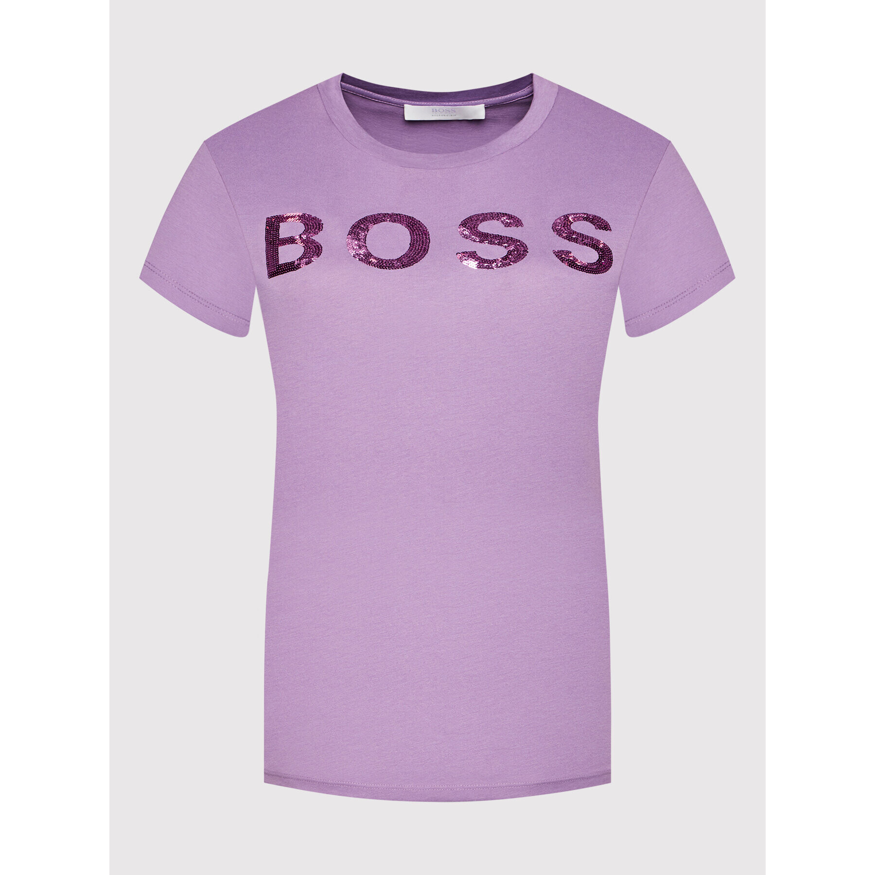 Boss Тишърт C_Elogo_4 50464505 Виолетов Regular Fit - Pepit.bg