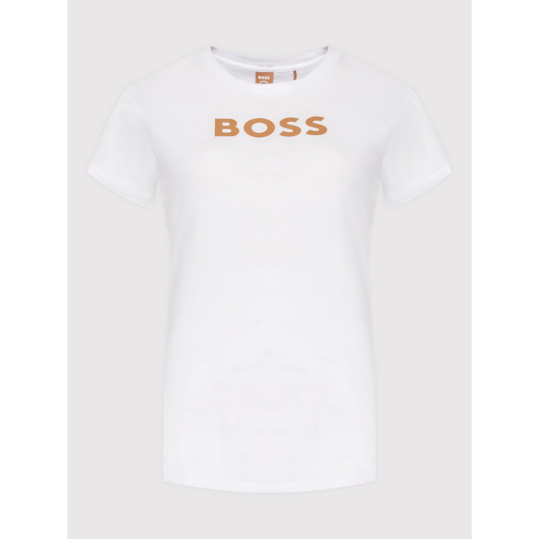 Boss Тишърт C_Elogo_5 50468356 Бял Regular Fit - Pepit.bg