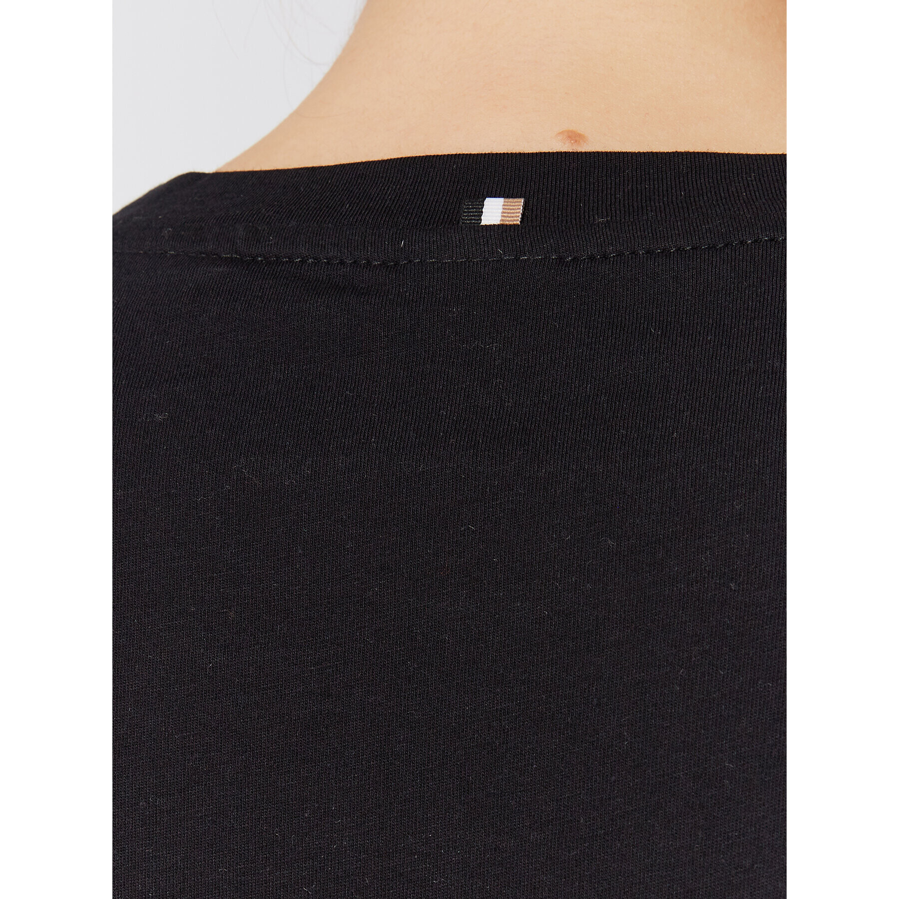 Boss Тишърт C_Elogo_5 50468356 Черен Regular Fit - Pepit.bg
