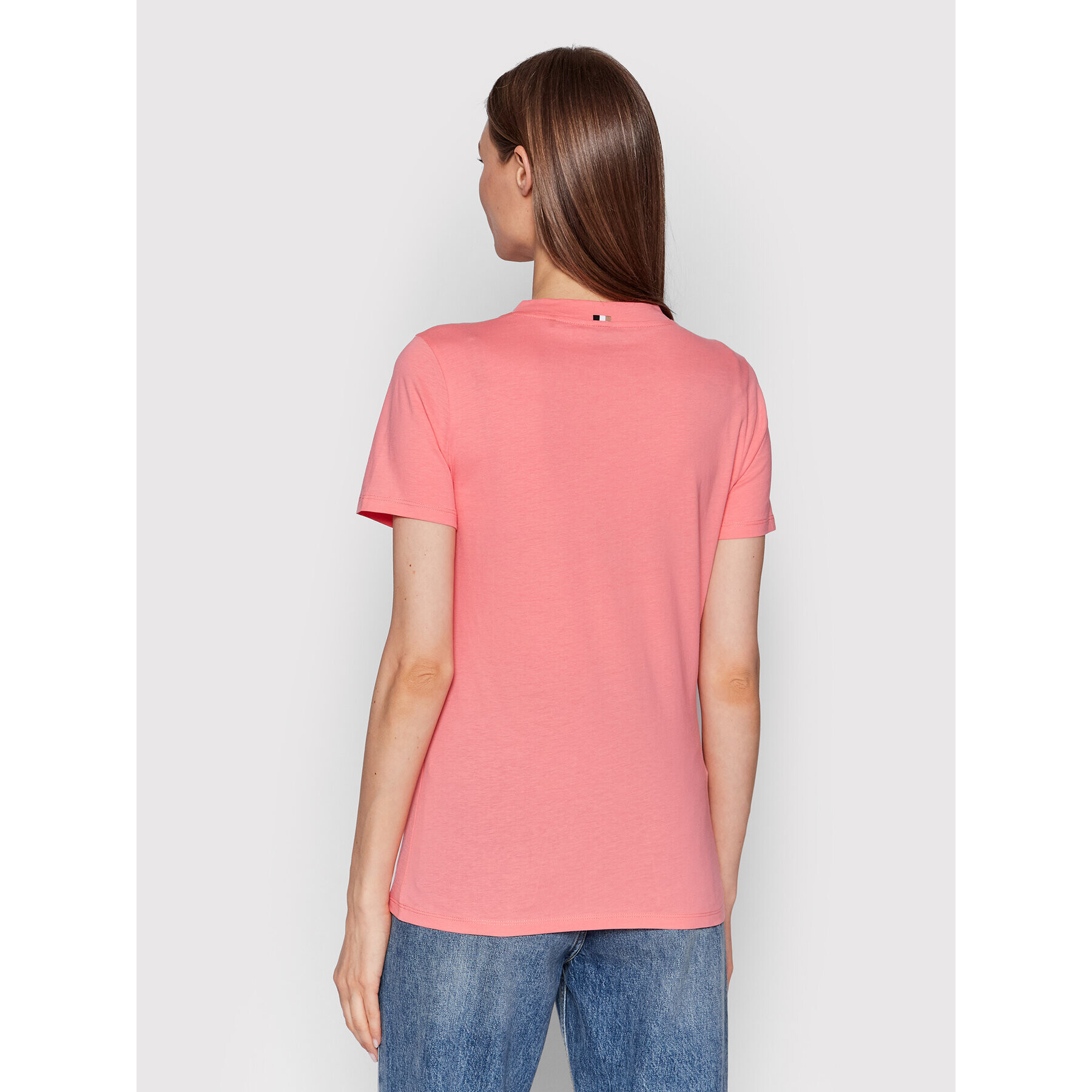 Boss Тишърт C_Elogo_5 50468356 Розов Regular Fit - Pepit.bg