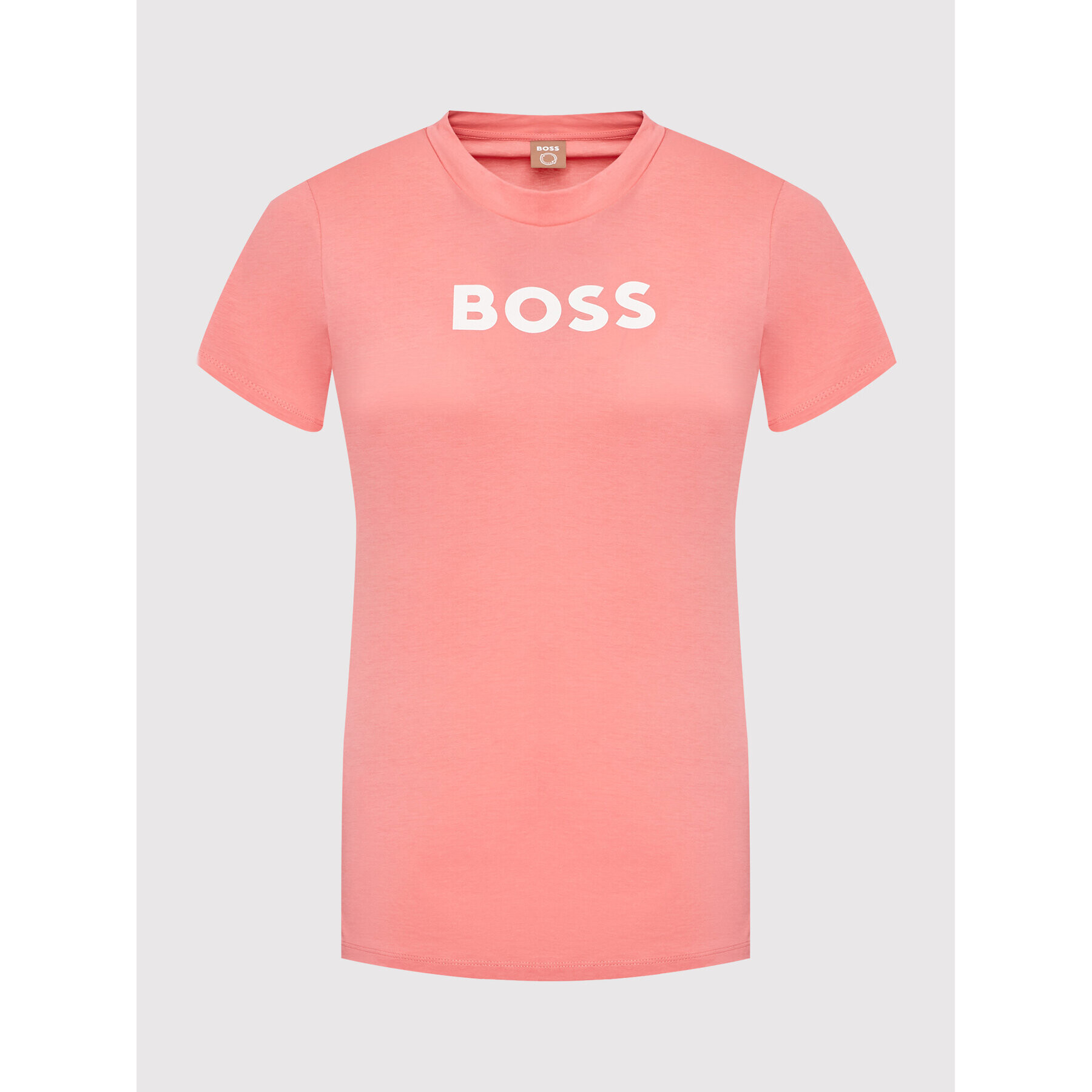 Boss Тишърт C_Elogo_5 50468356 Розов Regular Fit - Pepit.bg