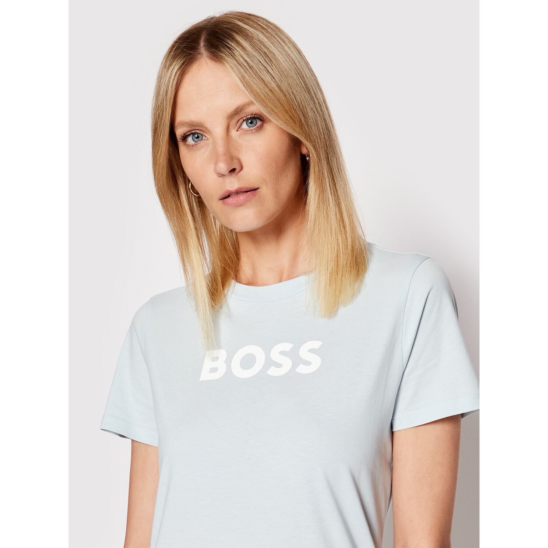 Boss Тишърт C_Elogo_5 50468356 Син Regular Fit - Pepit.bg