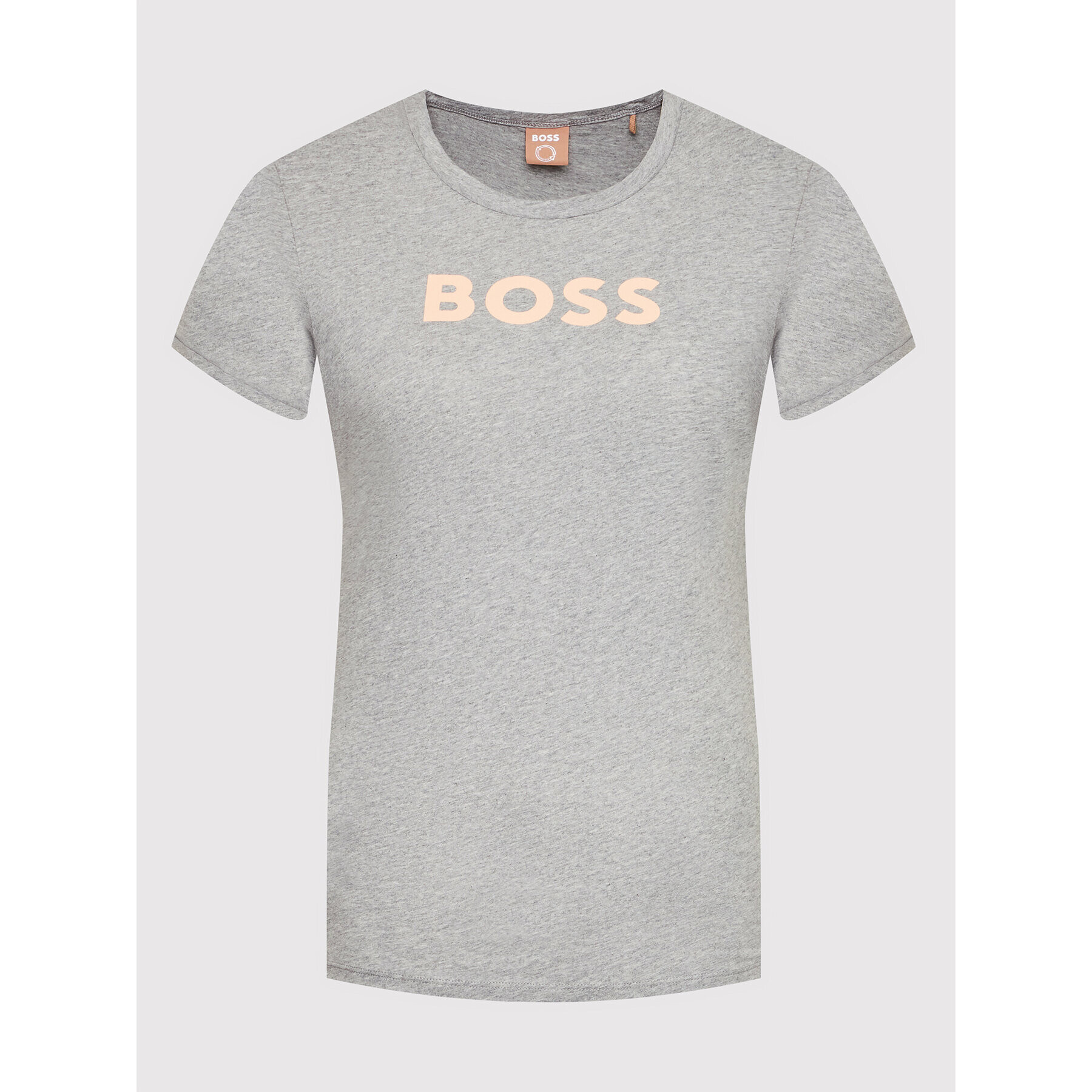 Boss Тишърт C_Elogo_7 50472255 Сив Regular Fit - Pepit.bg