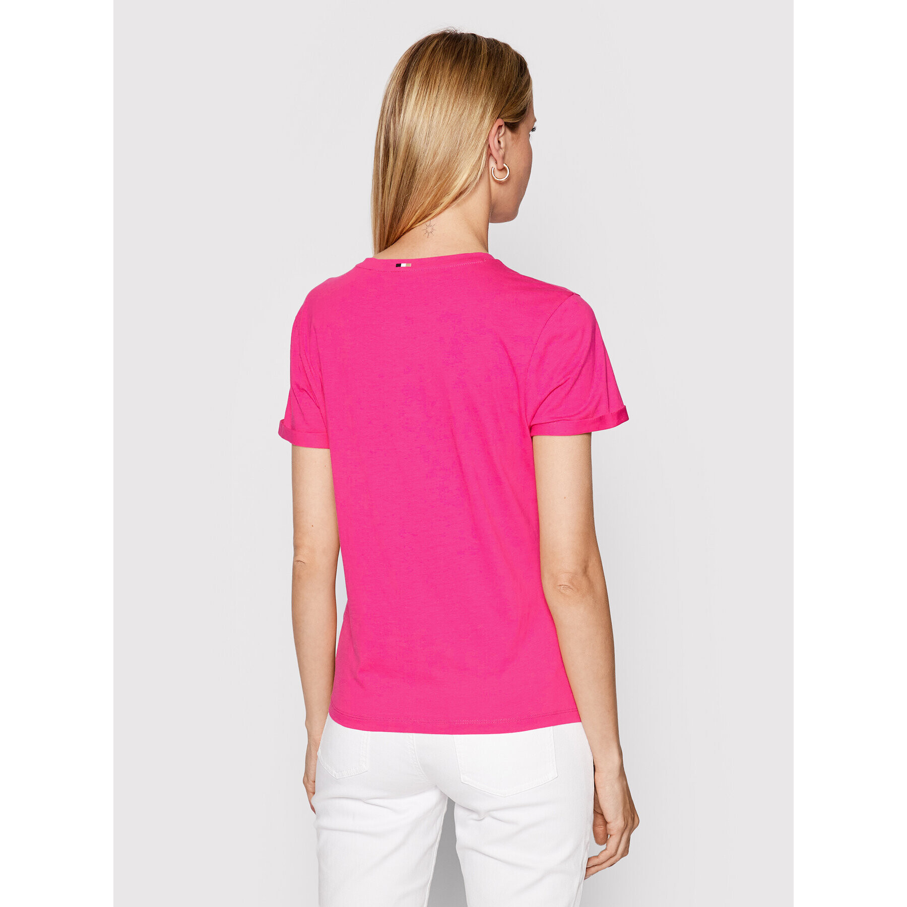 Boss Тишърт C_Esummer 50470897 Розов Regular Fit - Pepit.bg