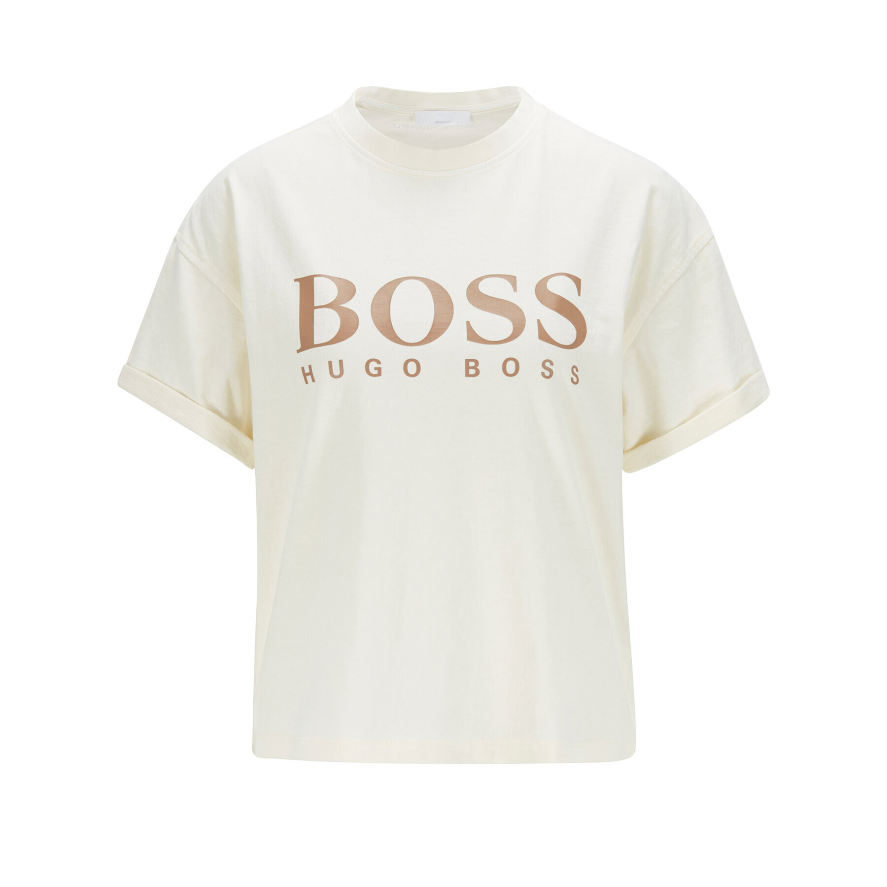 Boss Тишърт C_Evina_Active 50457388 Бежов Relaxed Fit - Pepit.bg