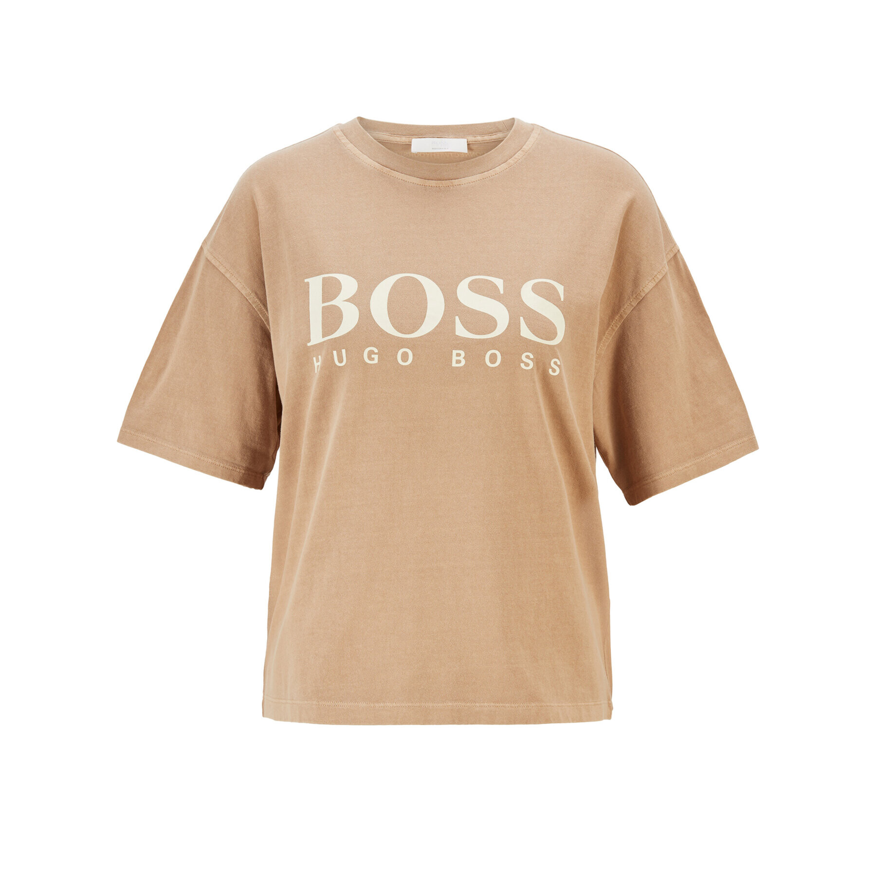 Boss Тишърт C_Evina_Active 50457388 Бежов Relaxed Fit - Pepit.bg