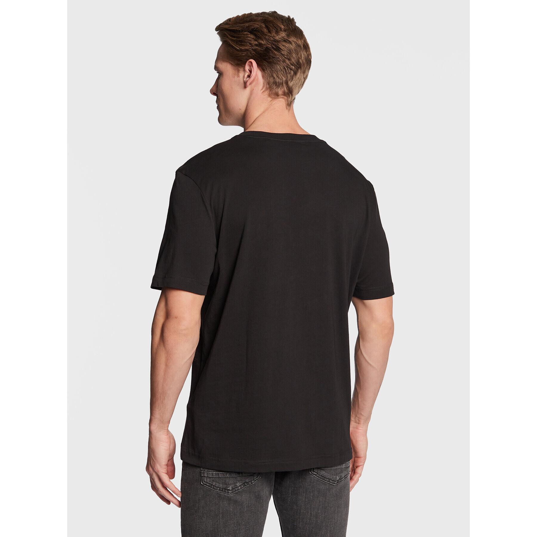 Boss Тишърт Diamond 1 50485304 Черен Regular Fit - Pepit.bg