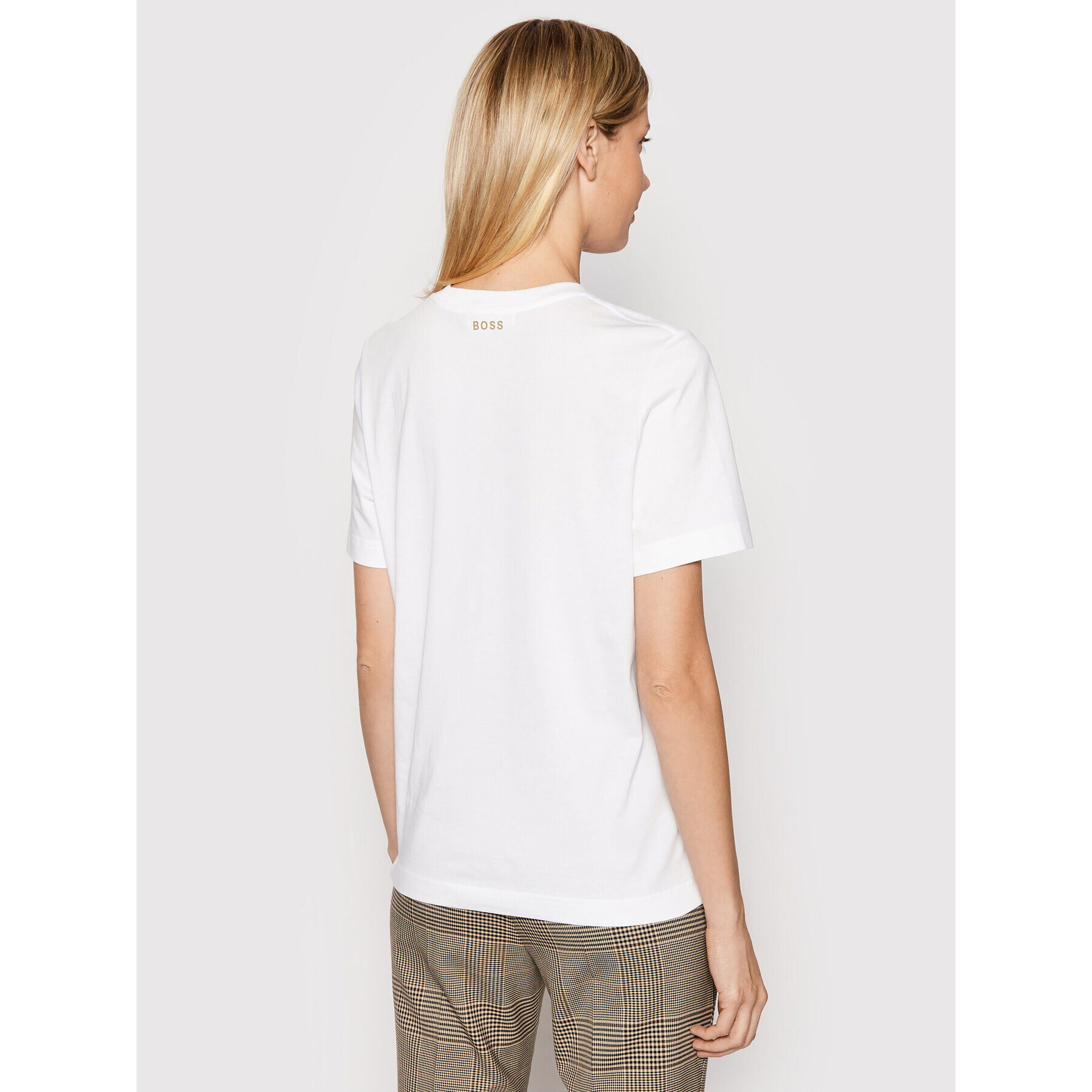 Boss Тишърт Ecosa 50457259 Бял Relaxed Fit - Pepit.bg
