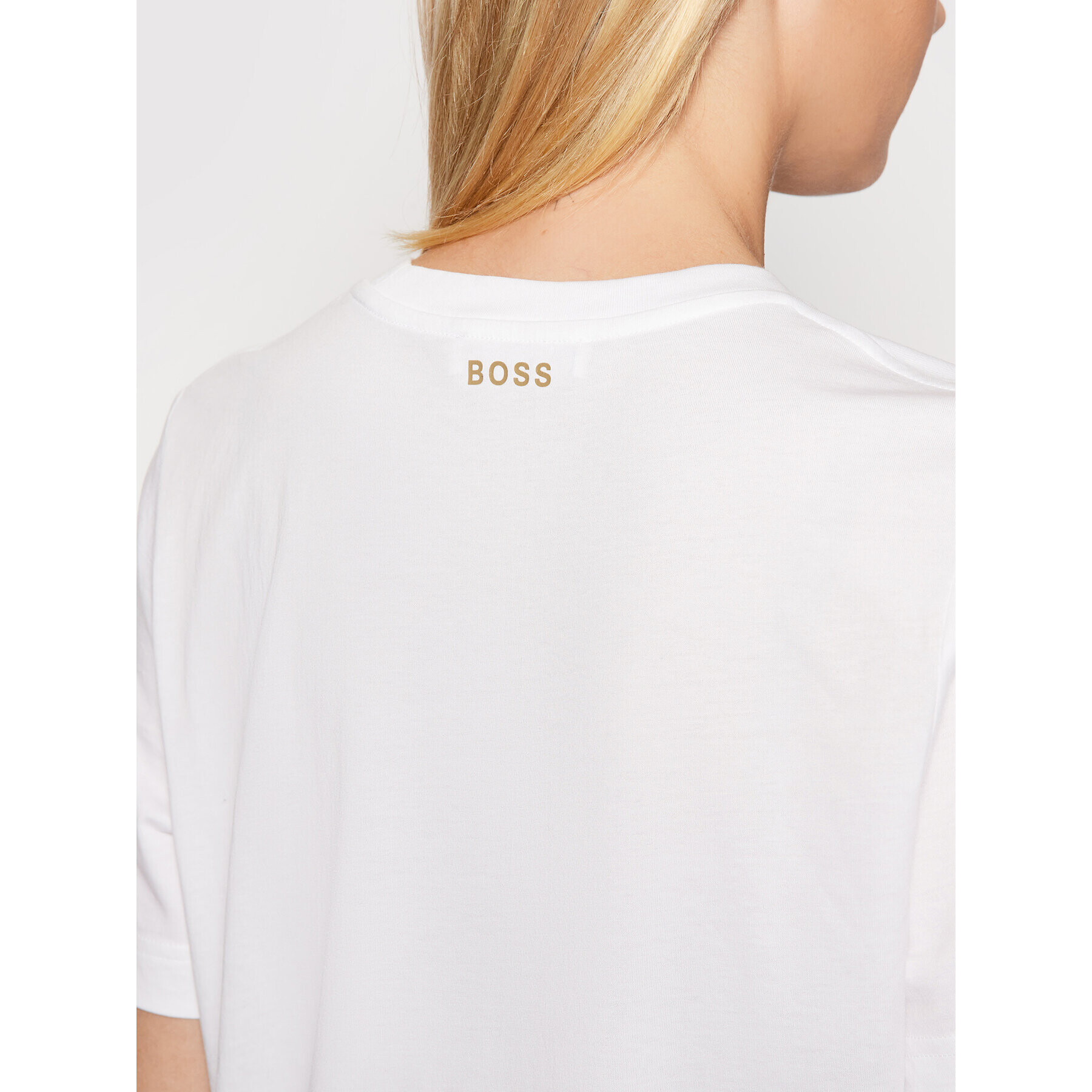 Boss Тишърт Ecosa 50457259 Бял Relaxed Fit - Pepit.bg
