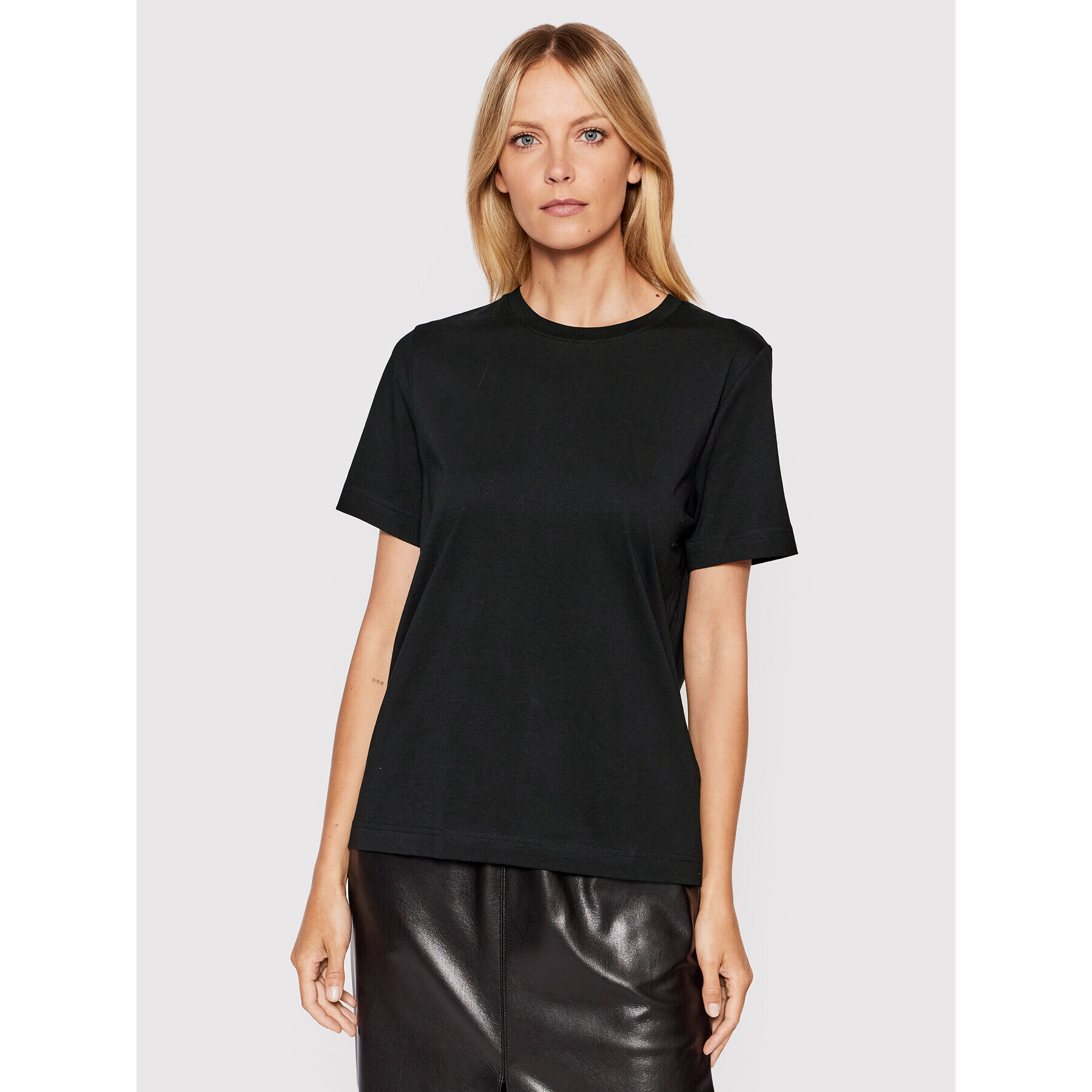 Boss Тишърт Ecosa 50457259 Черен Regular Fit - Pepit.bg
