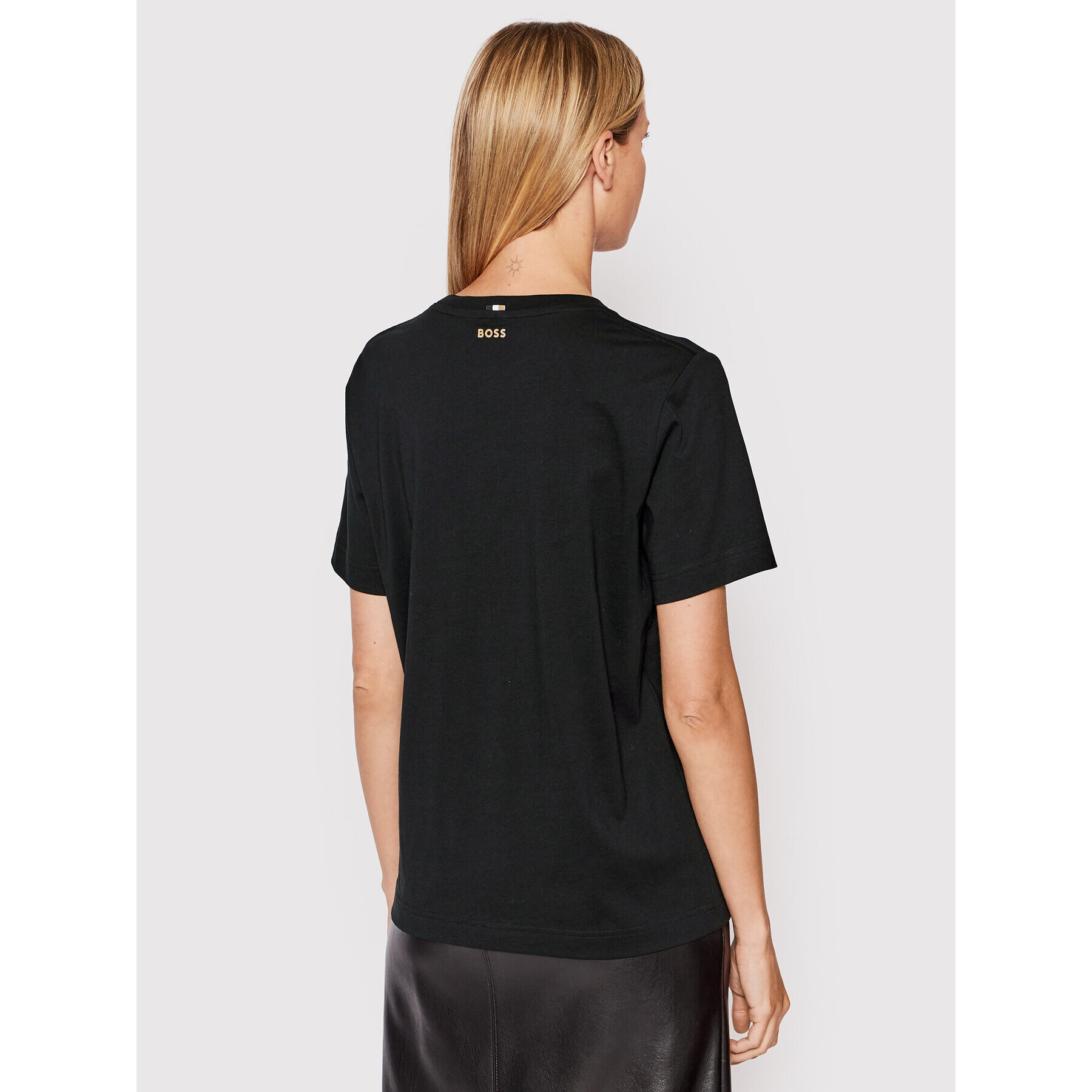 Boss Тишърт Ecosa 50457259 Черен Regular Fit - Pepit.bg