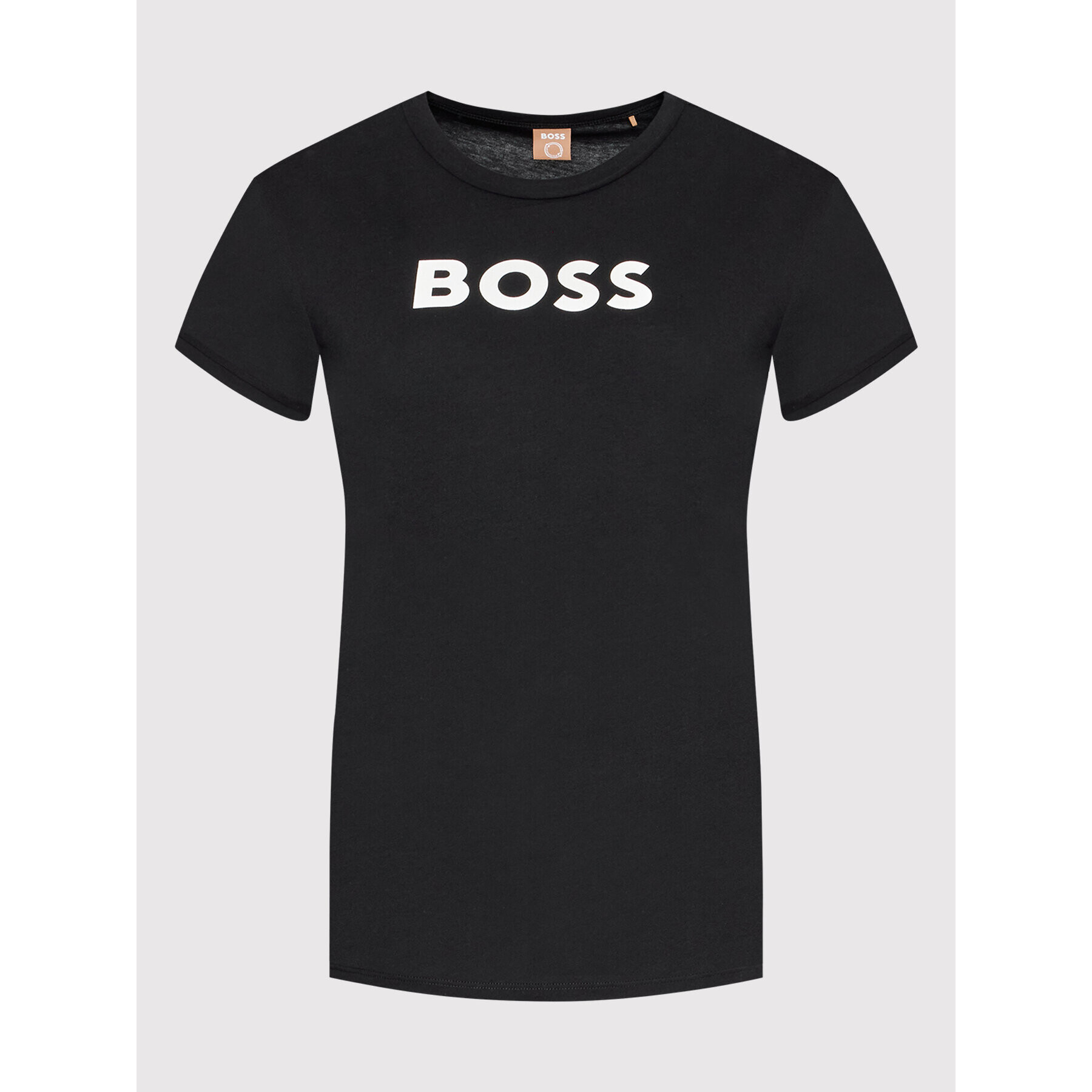 Boss Тишърт Elogo 7 50472255 Черен Regular Fit - Pepit.bg