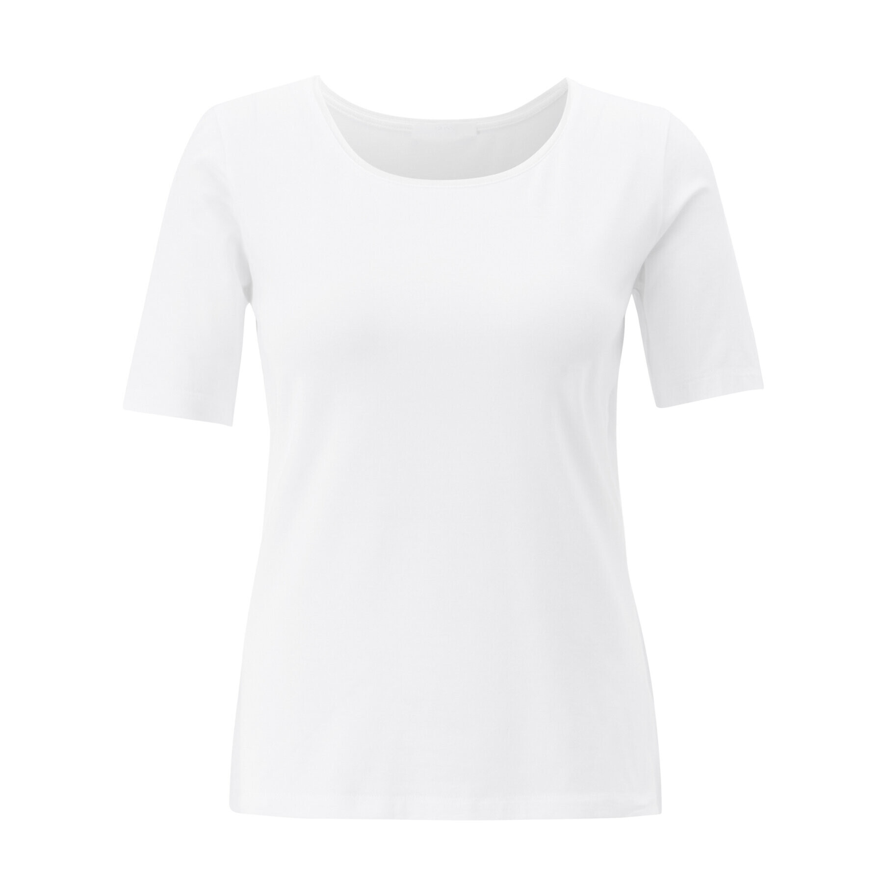 Boss Тишърт Emmsi 50390772 Бял Slim Fit - Pepit.bg
