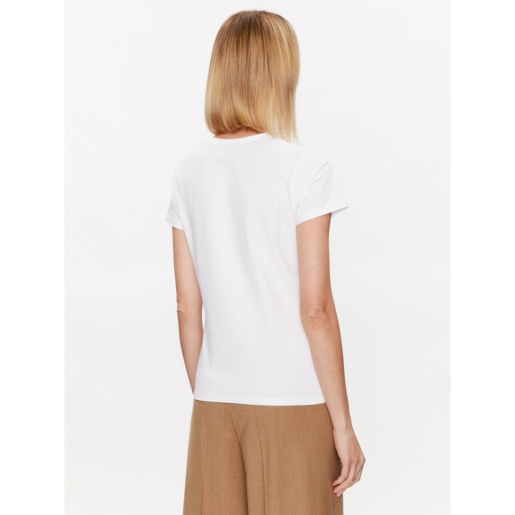 Boss Тишърт Eventsa 50489531 Бял Slim Fit - Pepit.bg