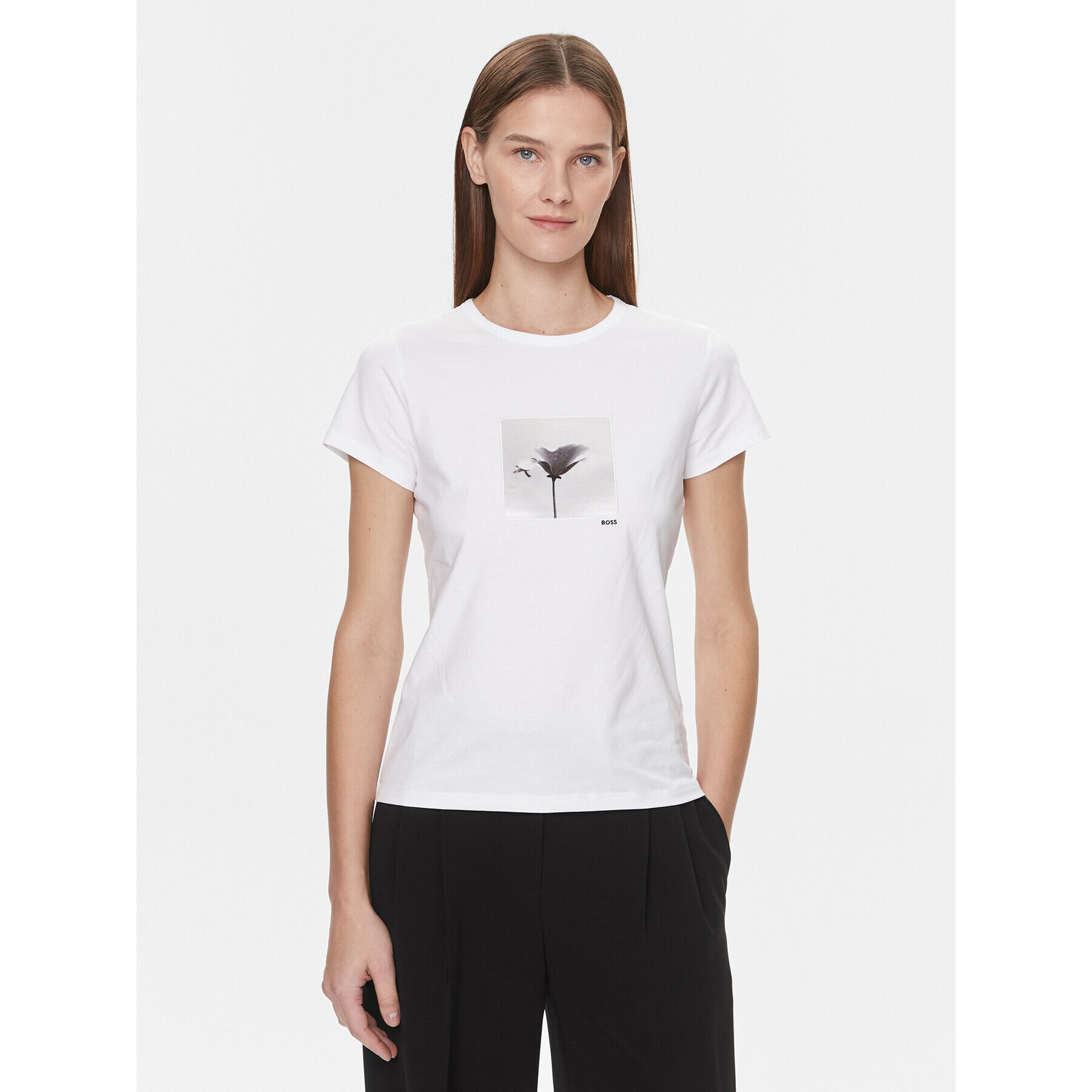Boss Тишърт Eventsa4 50508498 Бял Regular Fit - Pepit.bg