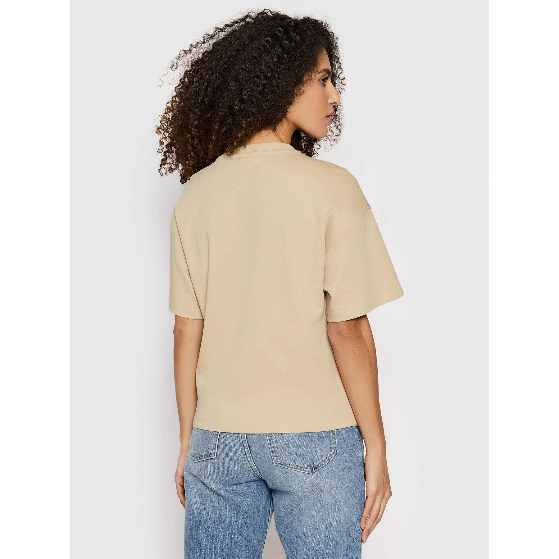 Boss Тишърт Evina_LNY 50468049 Бежов Relaxed Fit - Pepit.bg