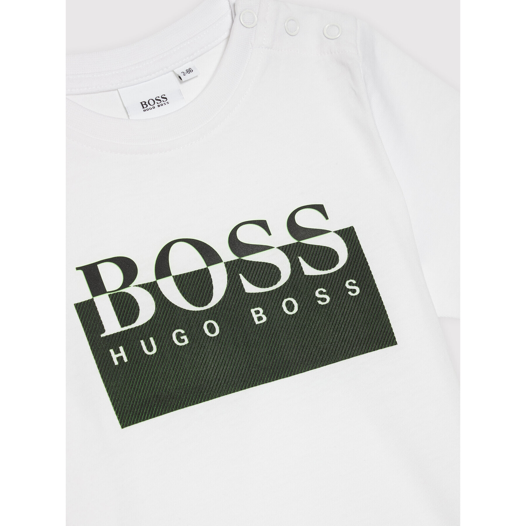 Boss Тишърт J05869 S Бял Regular Fit - Pepit.bg