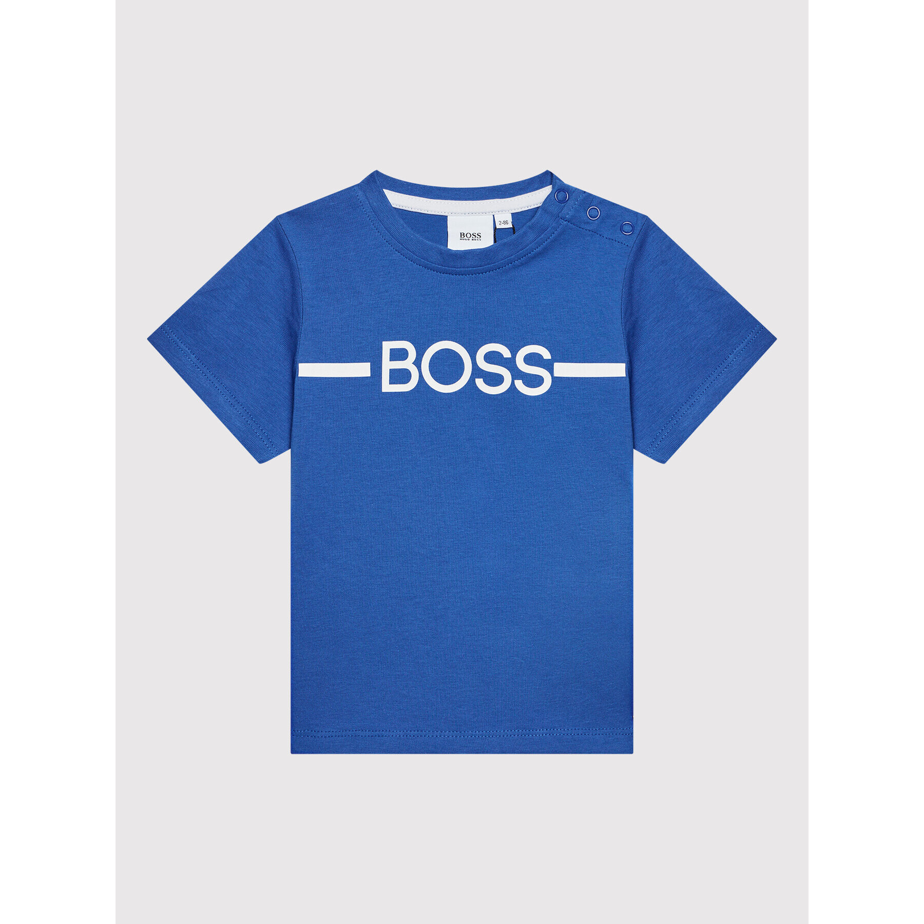 Boss Тишърт J05908 M Син Regular Fit - Pepit.bg