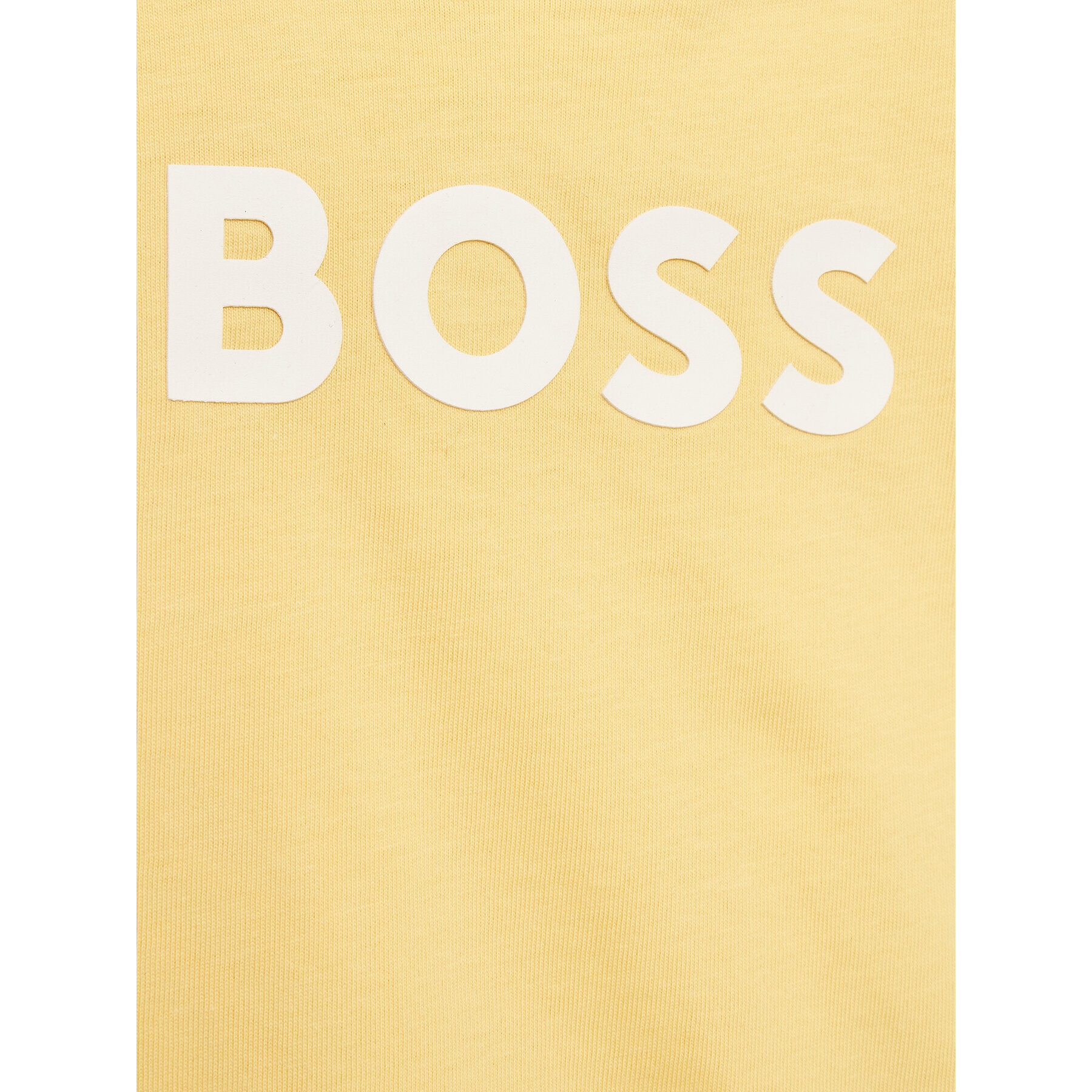 Boss Тишърт J05999 S Жълт Regular Fit - Pepit.bg