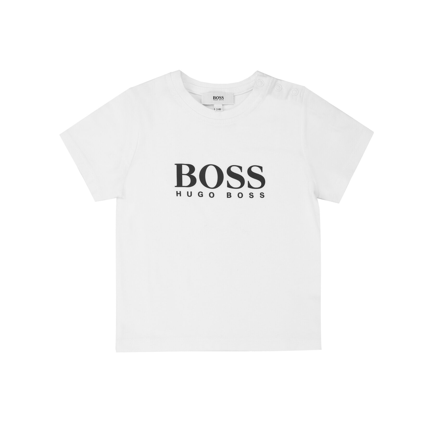 Boss Тишърт J05P07 Бял Regular Fit - Pepit.bg