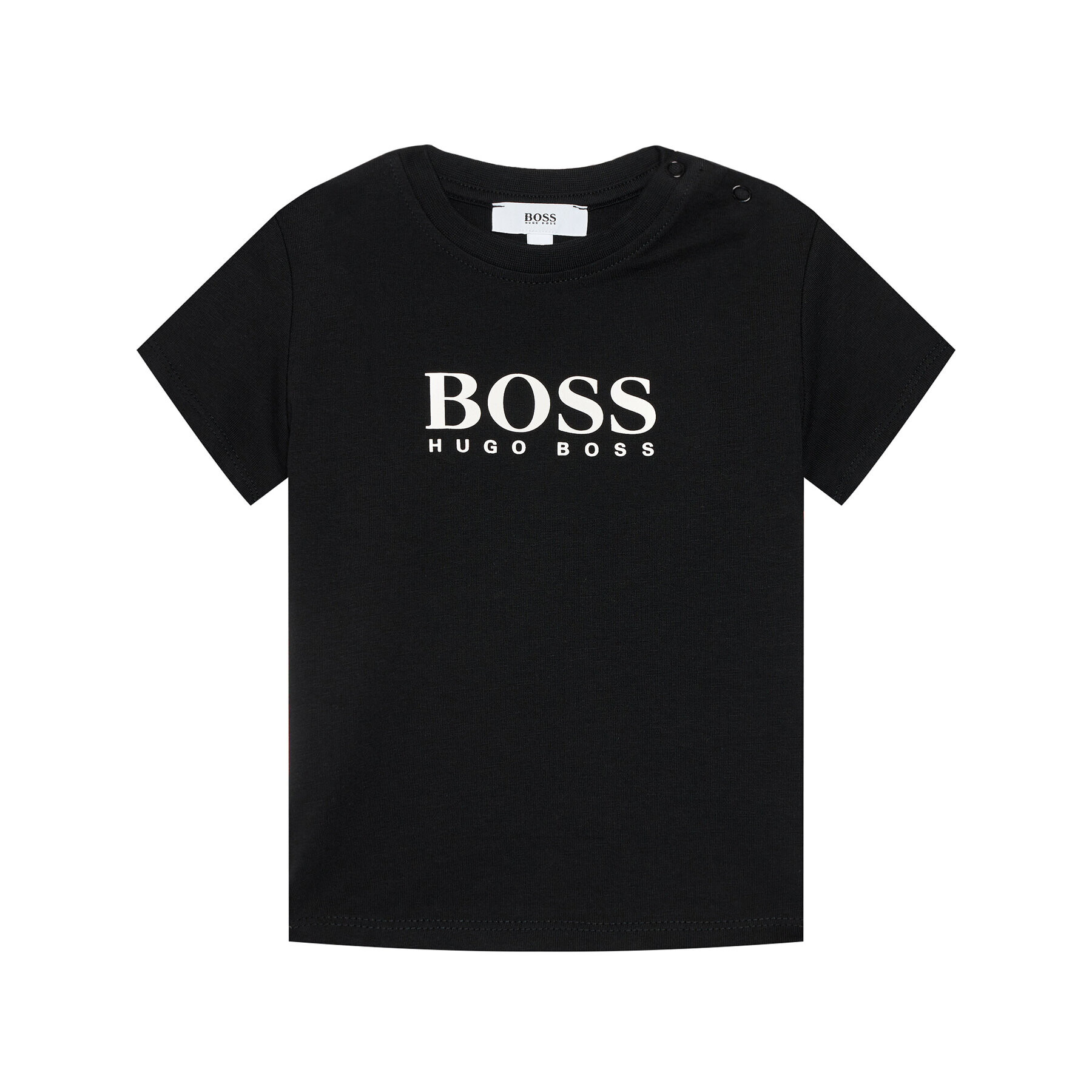 Boss Тишърт J05P07 Черен Regular Fit - Pepit.bg