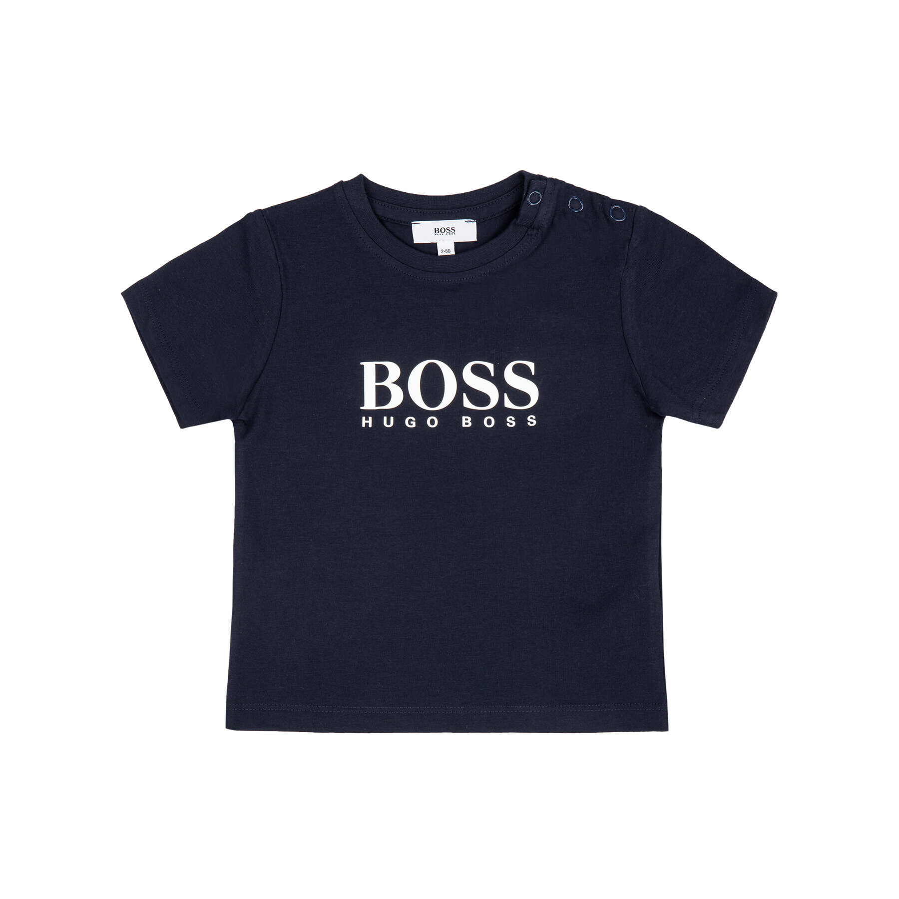 Boss Тишърт J05P07 Тъмносин Regular Fit - Pepit.bg