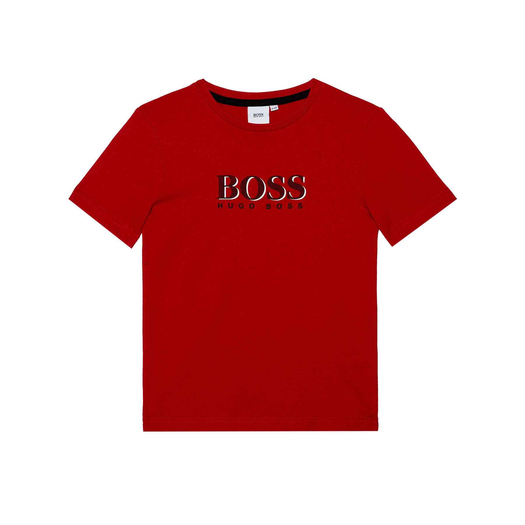 Boss Тишърт J25G24 S Червен Regular Fit - Pepit.bg