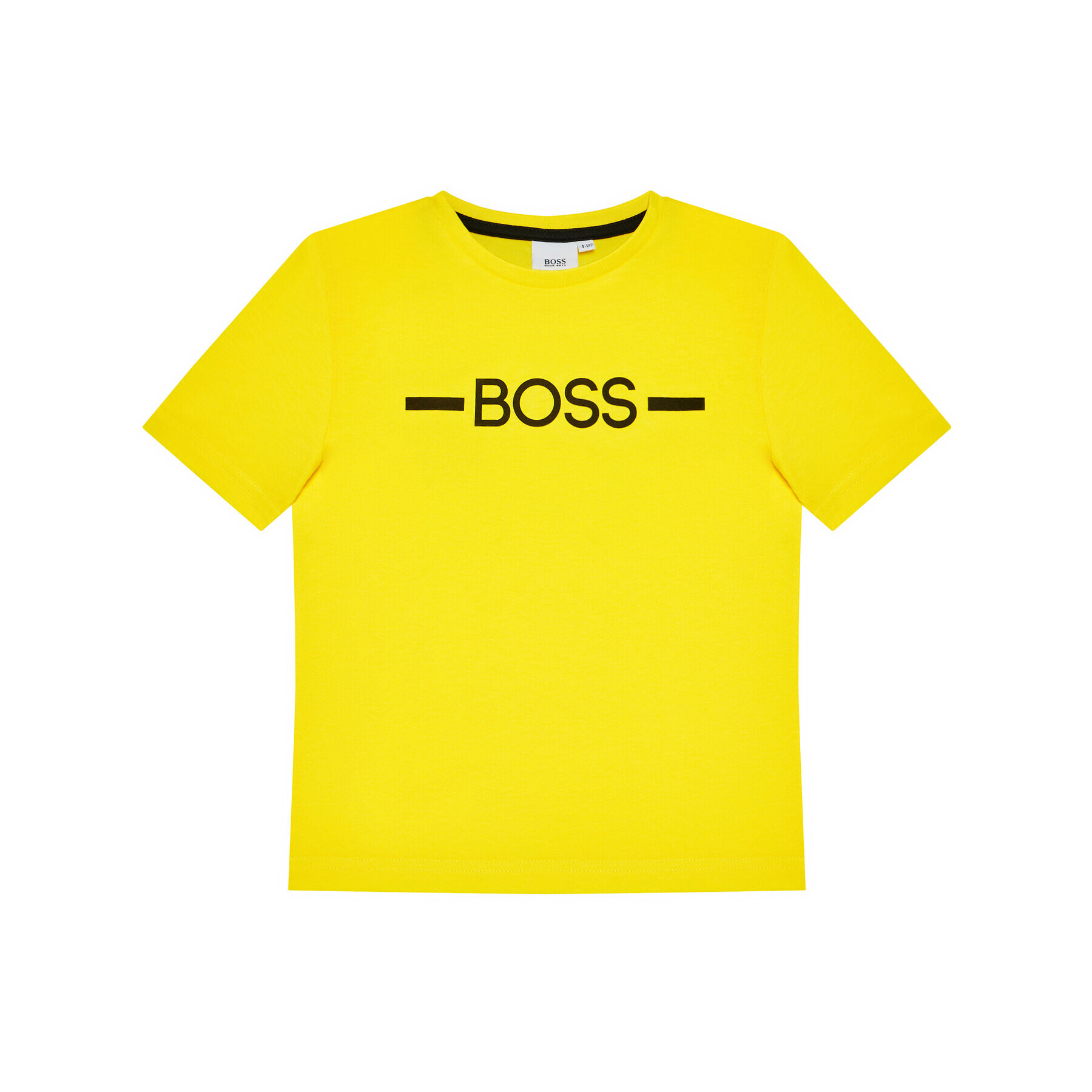 Boss Тишърт J25G97 D Жълт Regular Fit - Pepit.bg