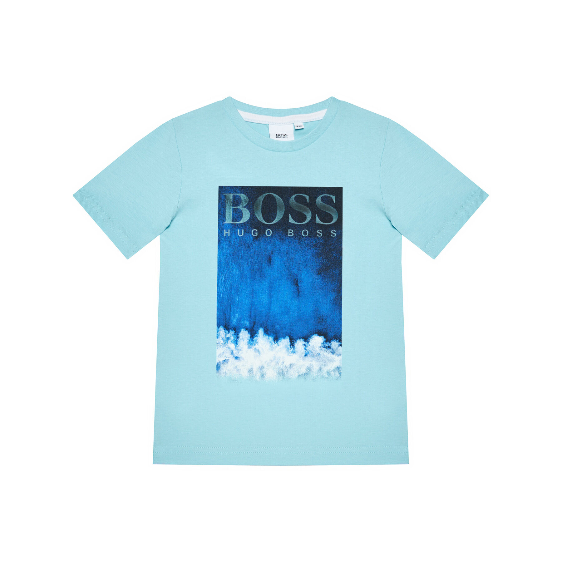 Boss Тишърт J25L05 S Син Regular Fit - Pepit.bg