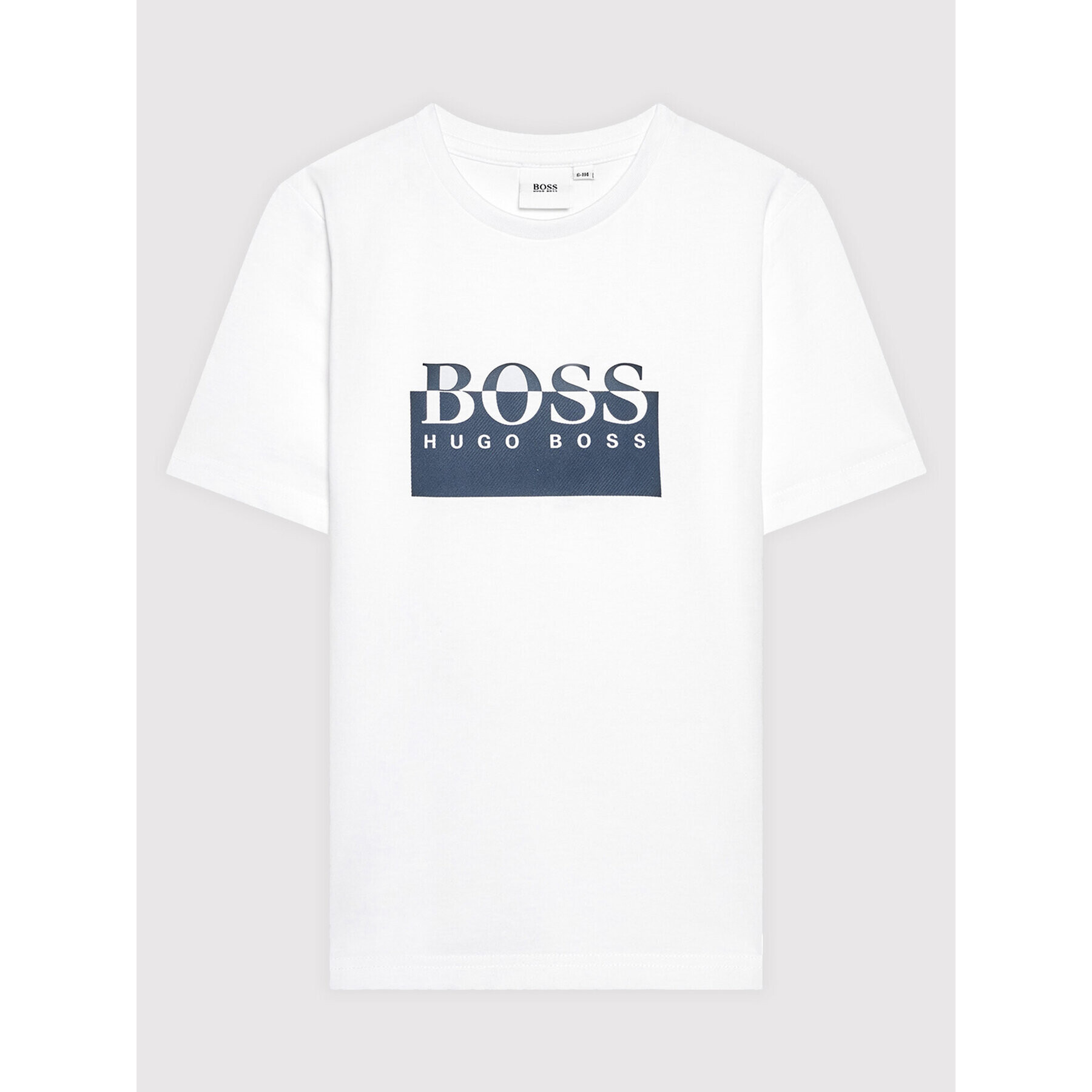 Boss Тишърт J25L54 M Бял Regular Fit - Pepit.bg