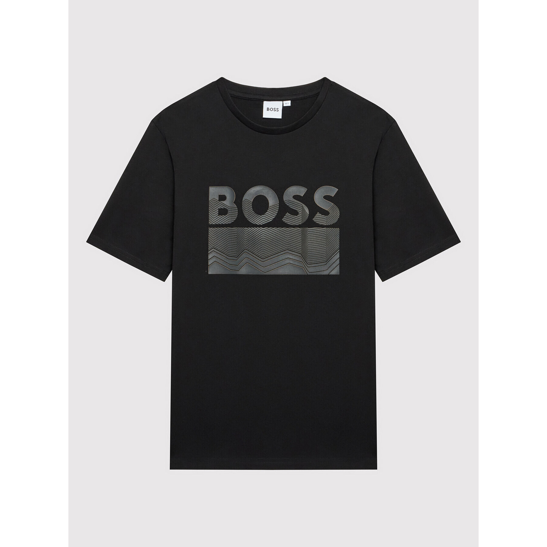 Boss Тишърт J25M02 D Черен Regular Fit - Pepit.bg