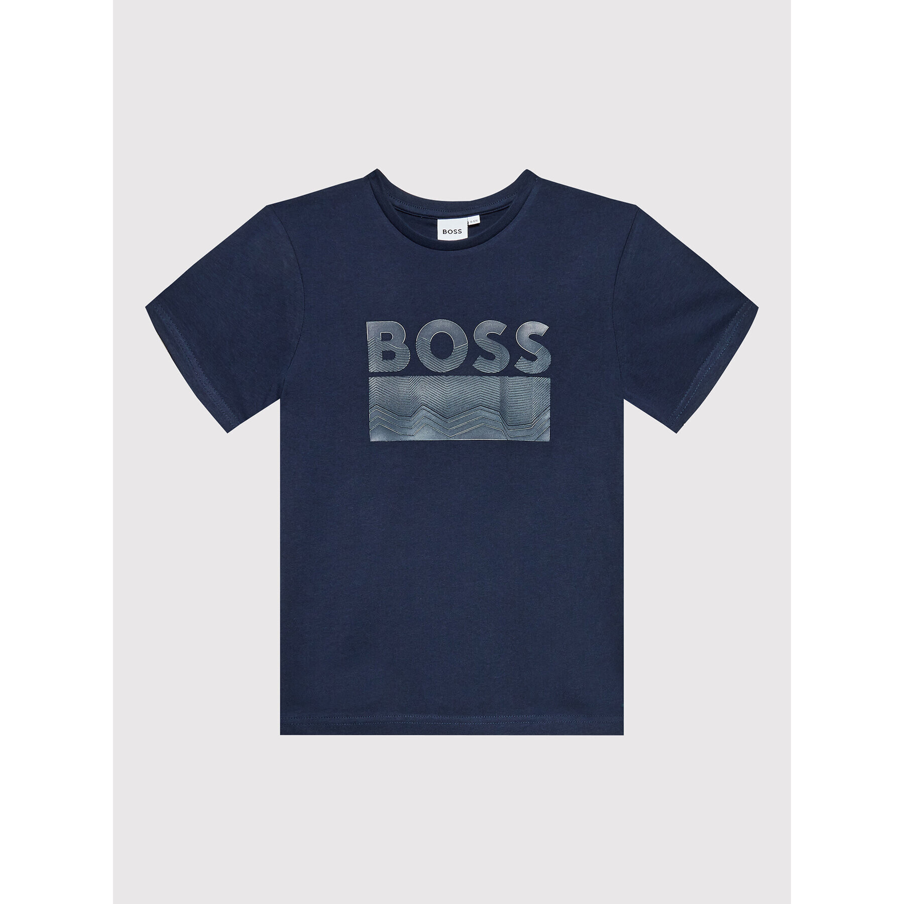 Boss Тишърт J25M02 M Тъмносин Regular Fit - Pepit.bg