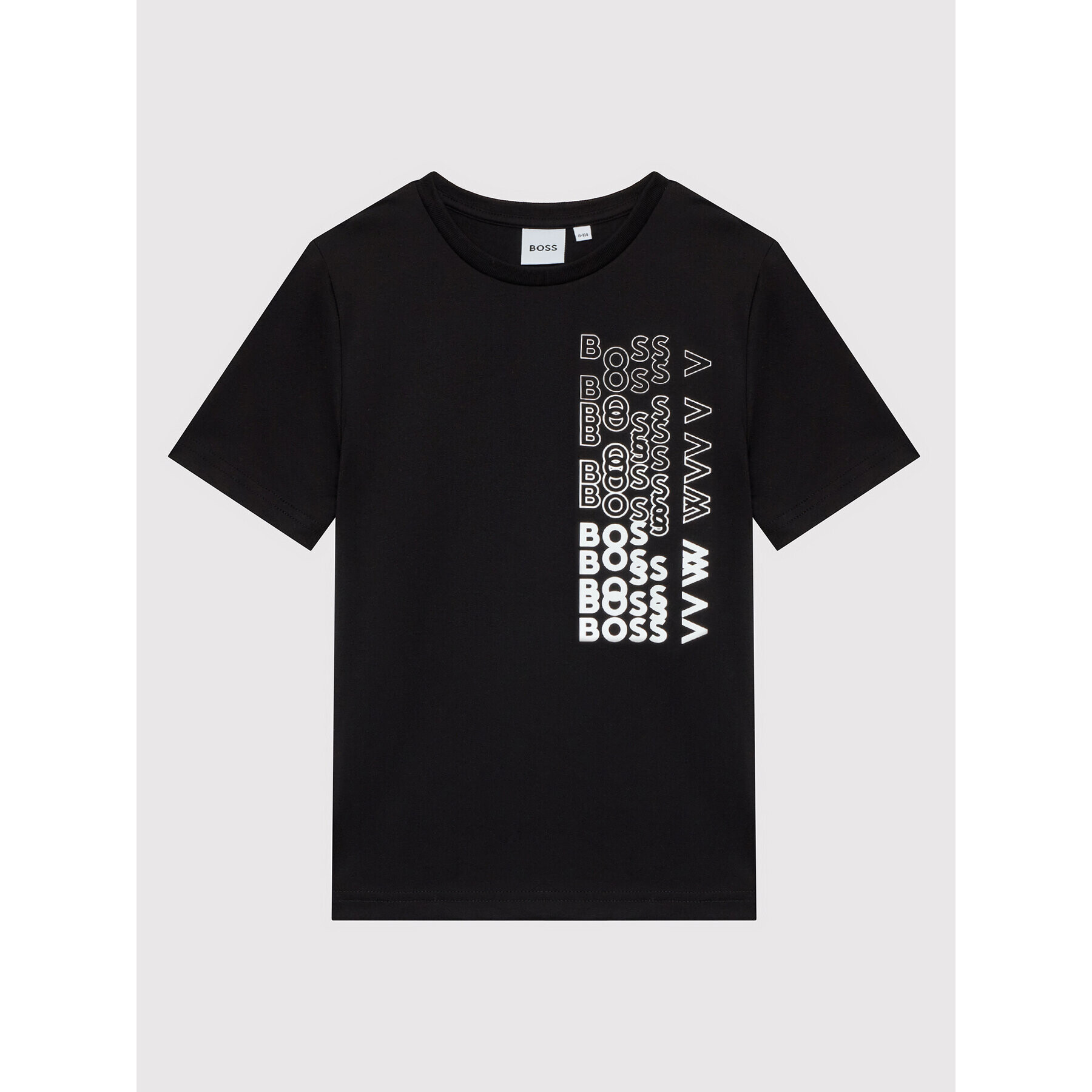 Boss Тишърт J25M23 S Черен Regular Fit - Pepit.bg