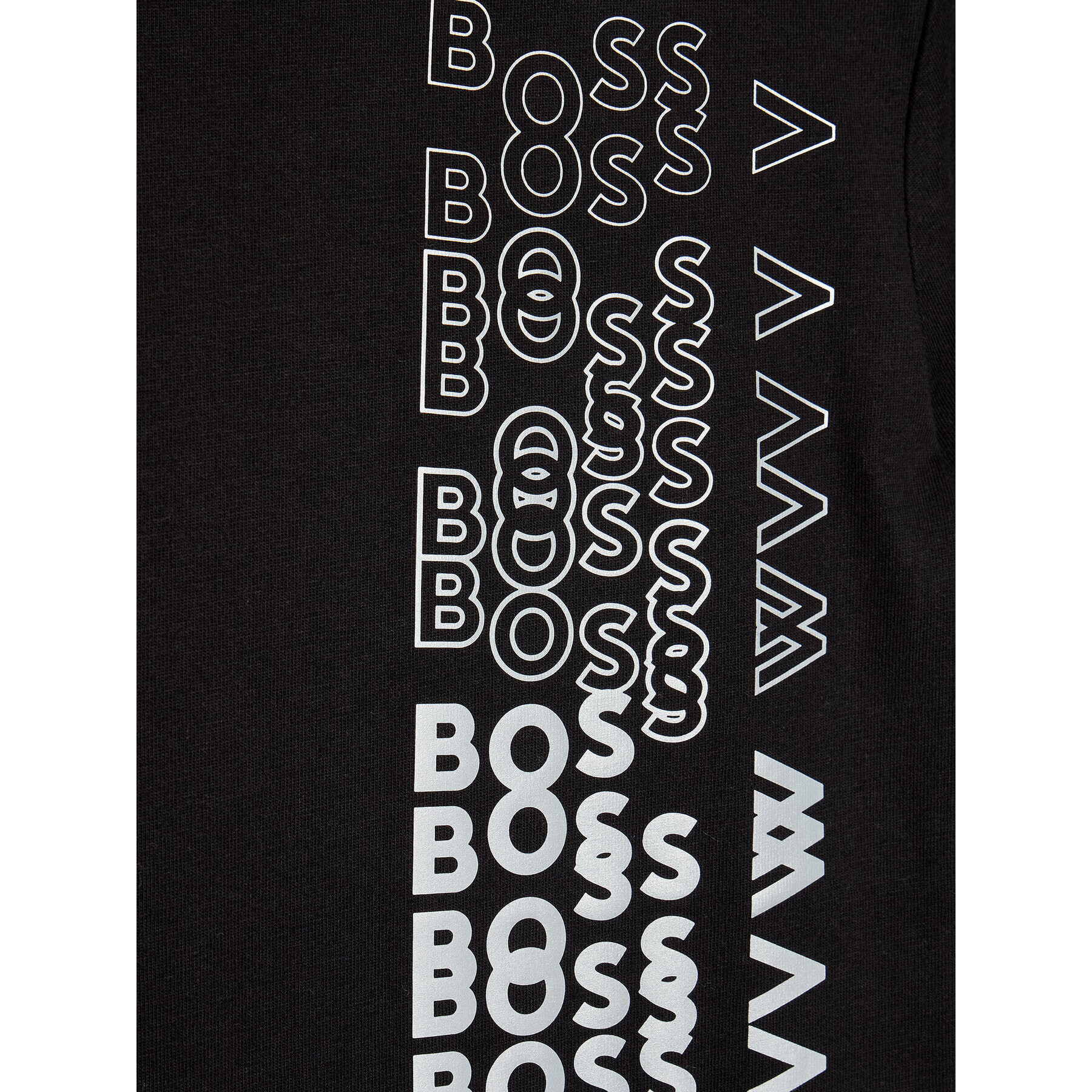 Boss Тишърт J25M23 S Черен Regular Fit - Pepit.bg