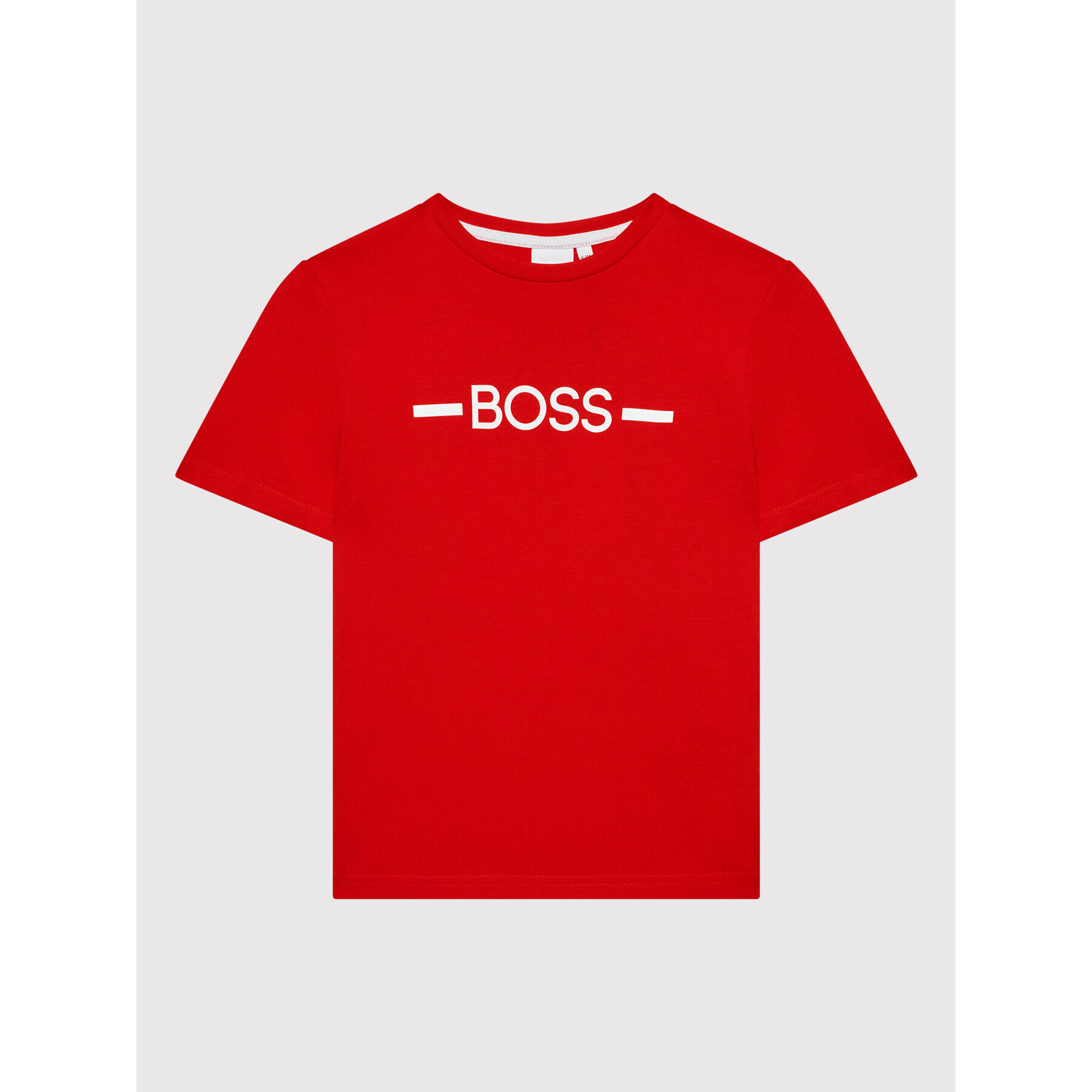 Boss Тишърт J25N29 D Червен Regular Fit - Pepit.bg