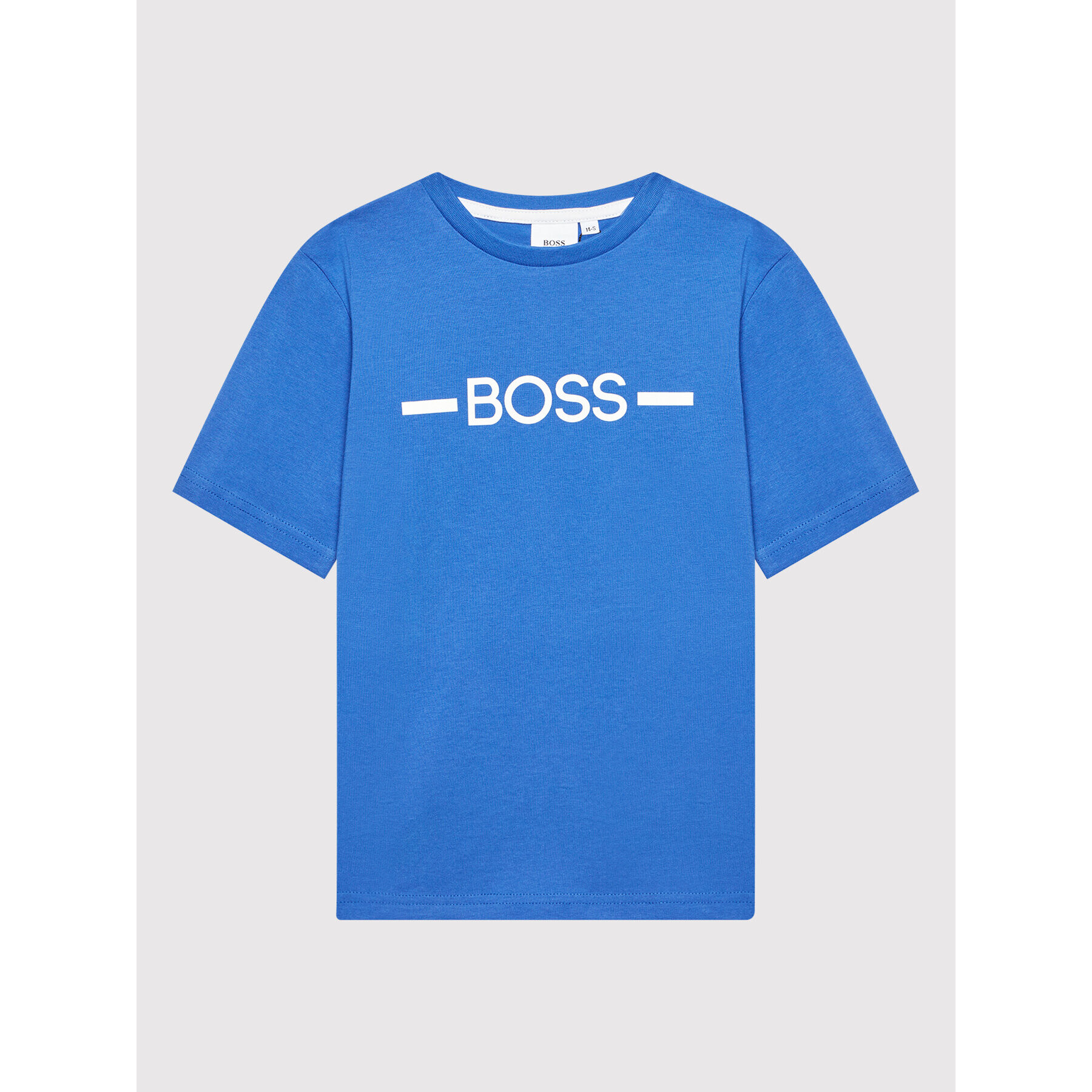 Boss Тишърт J25N29 D Син Regular Fit - Pepit.bg
