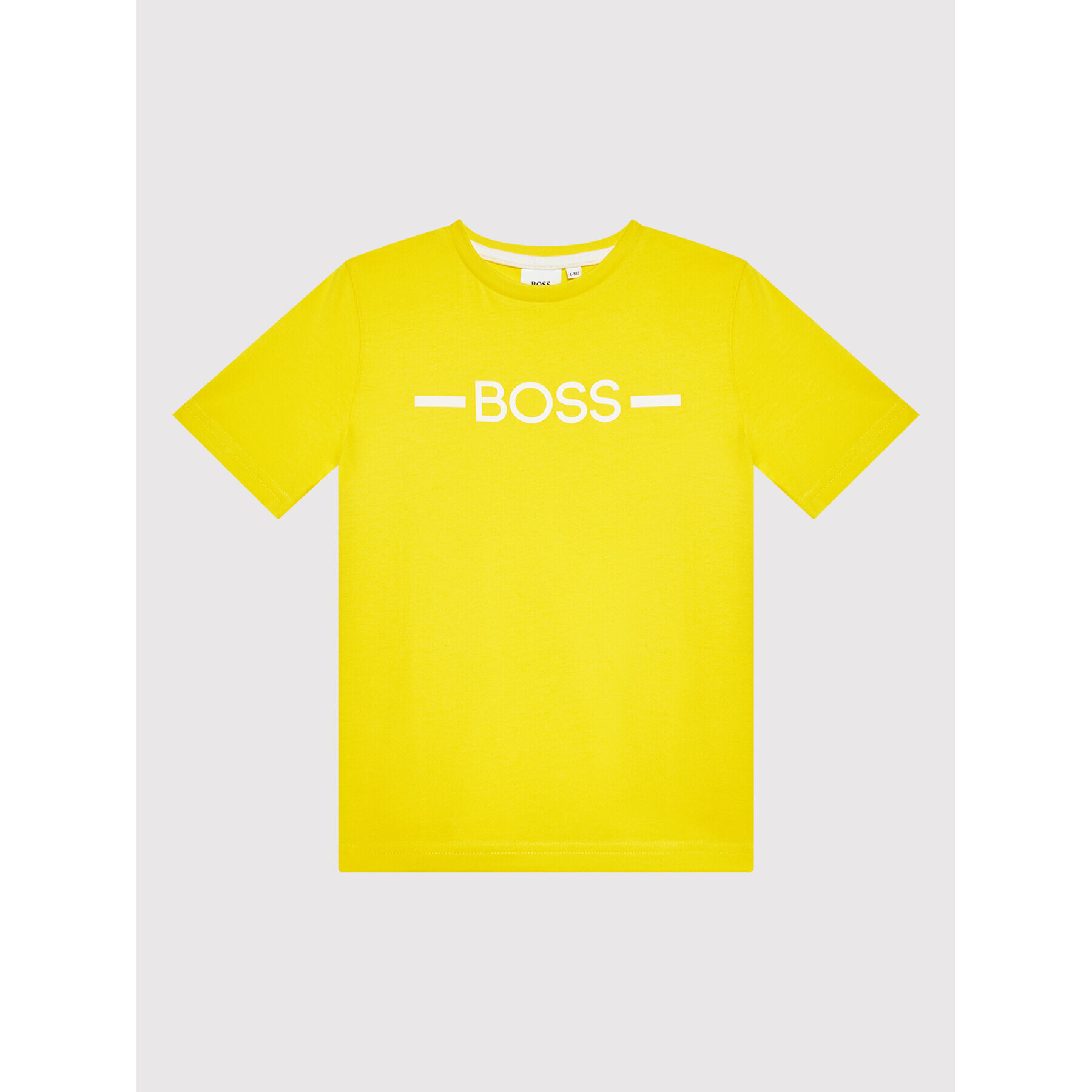 Boss Тишърт J25N29 D Жълт Regular Fit - Pepit.bg