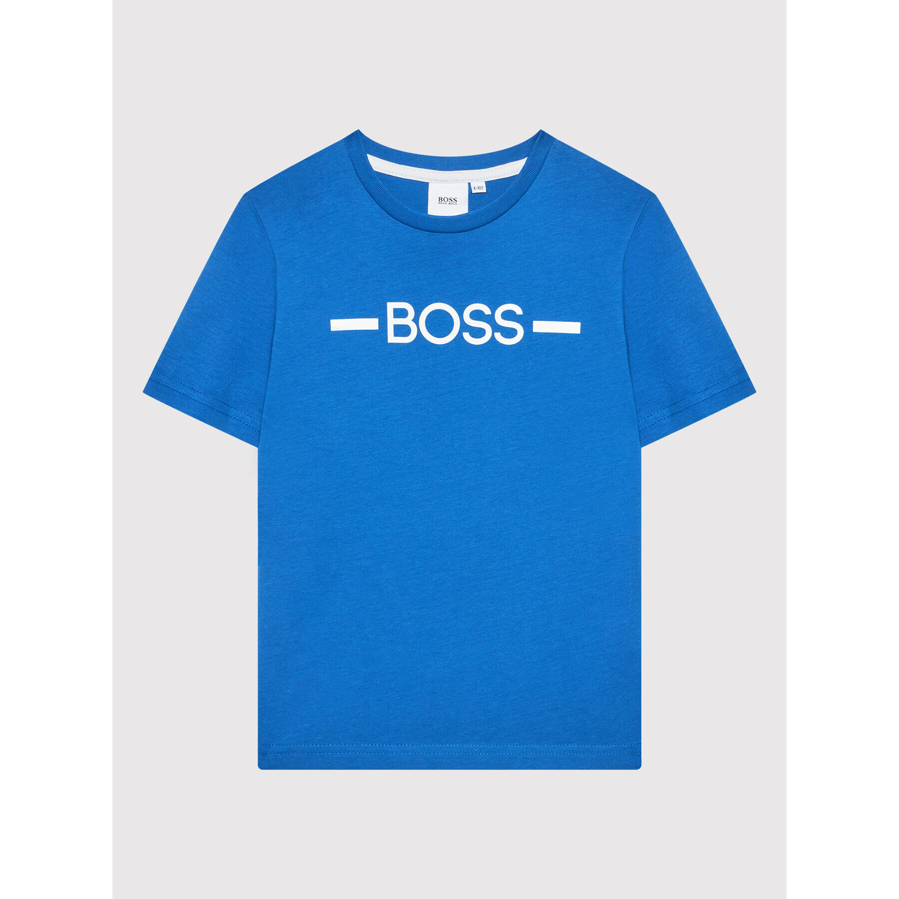 Boss Тишърт J25N29 M Син Regular Fit - Pepit.bg