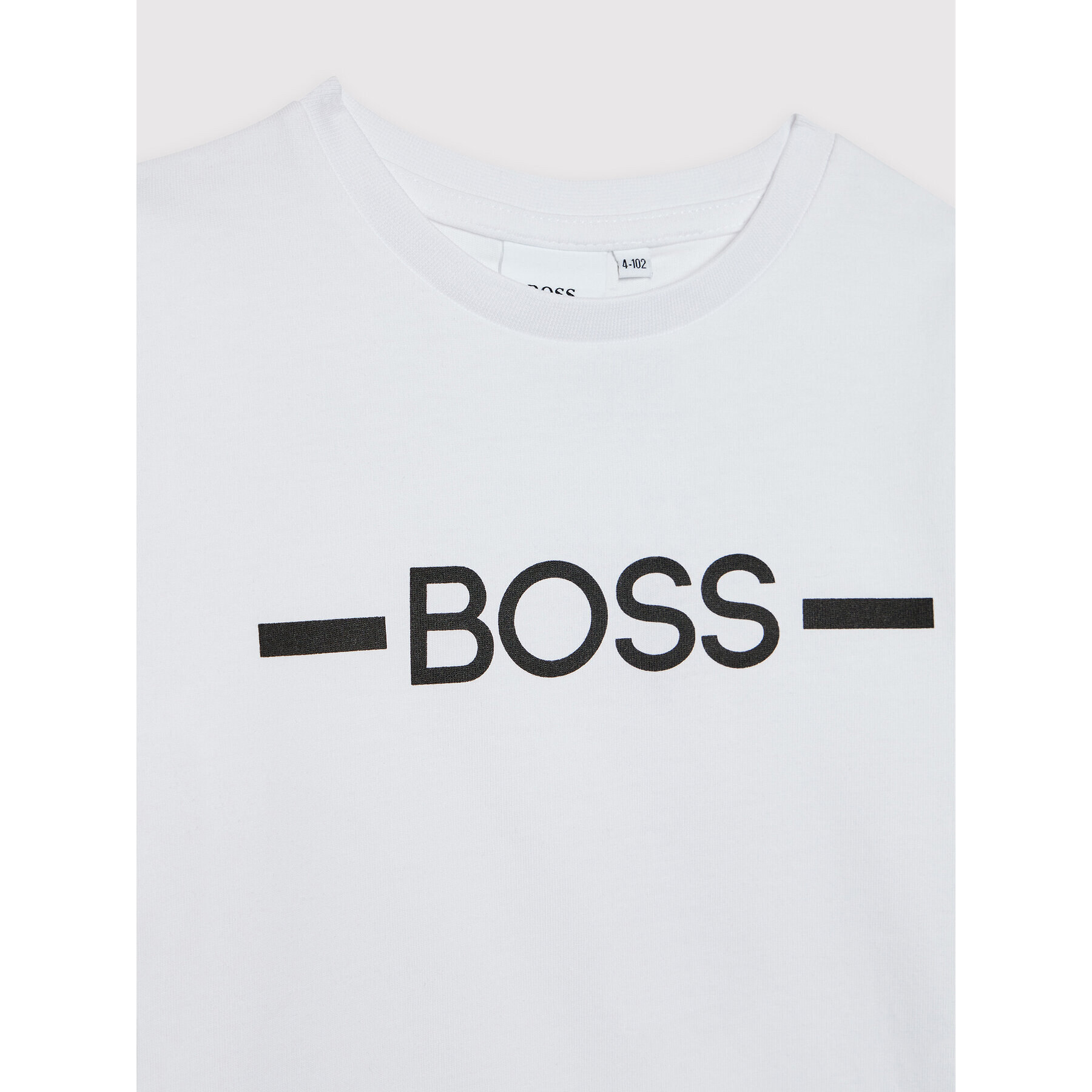 Boss Тишърт J25N29 S Бял Regular Fit - Pepit.bg