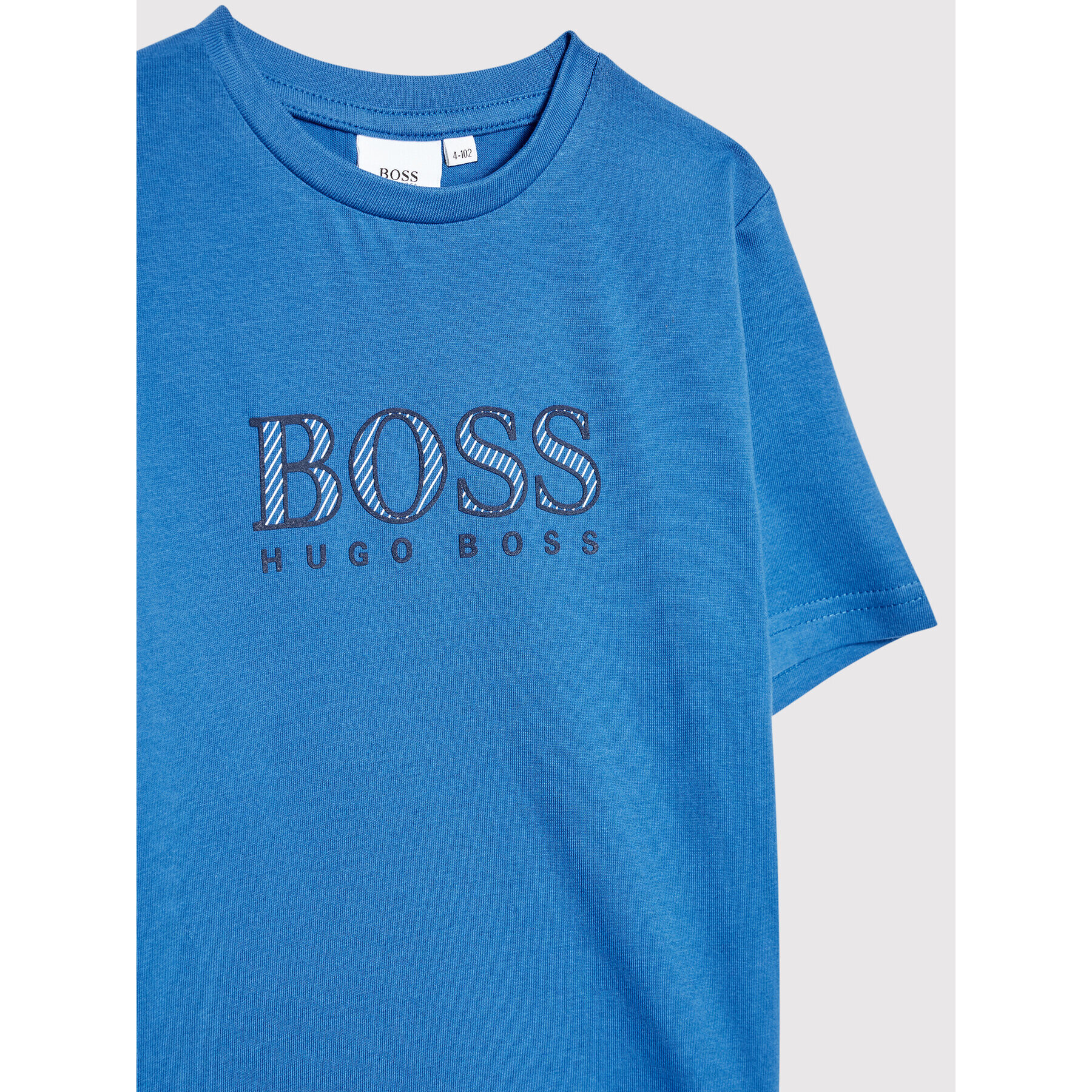 Boss Тишърт J25N30 D Син Regular Fit - Pepit.bg