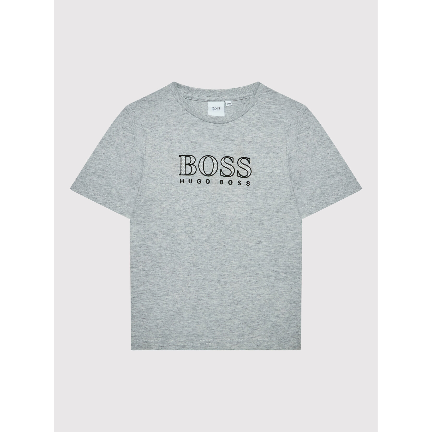 Boss Тишърт J25N30 D Сив Regular Fit - Pepit.bg