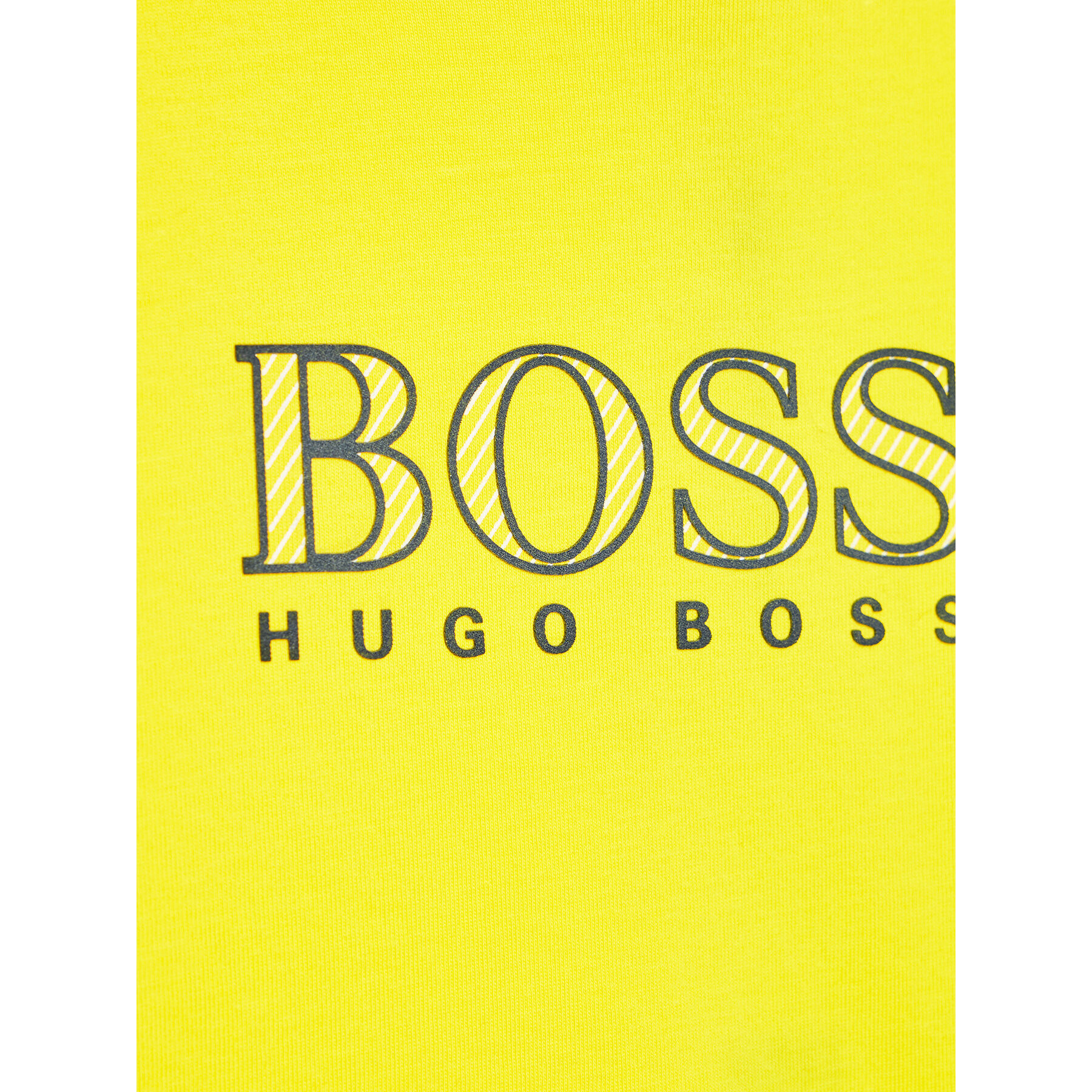 Boss Тишърт J25N30 D Жълт Regular Fit - Pepit.bg