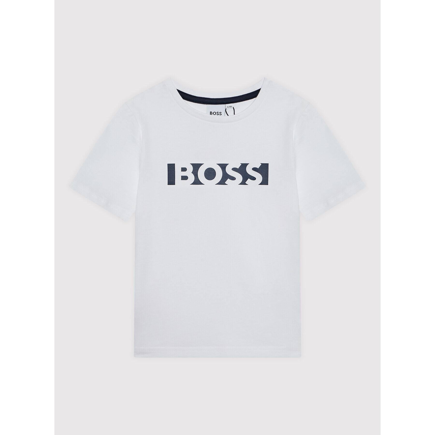 Boss Тишърт J25N32 D Бял Regular Fit - Pepit.bg