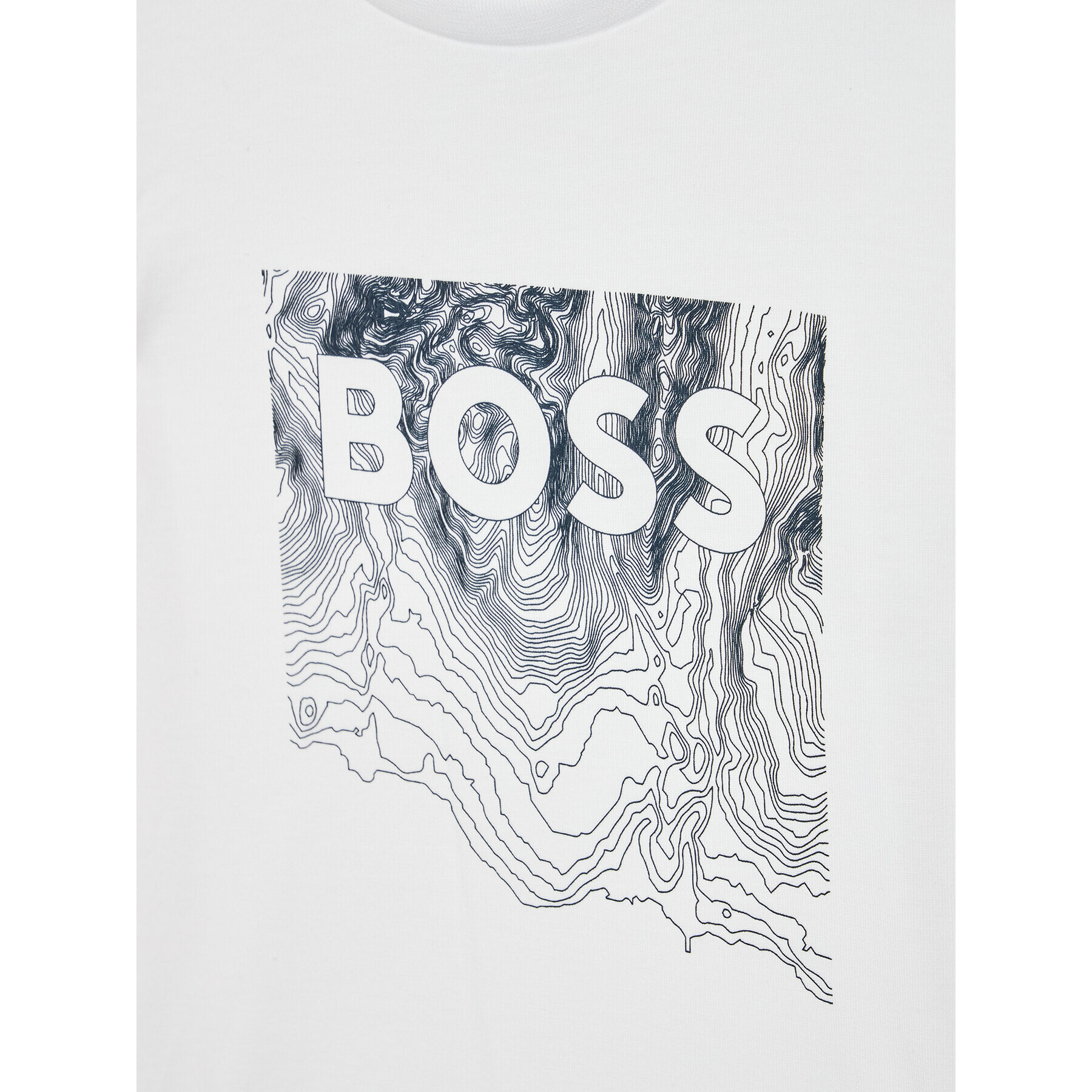 Boss Тишърт J25N35 D Бял Regular Fit - Pepit.bg