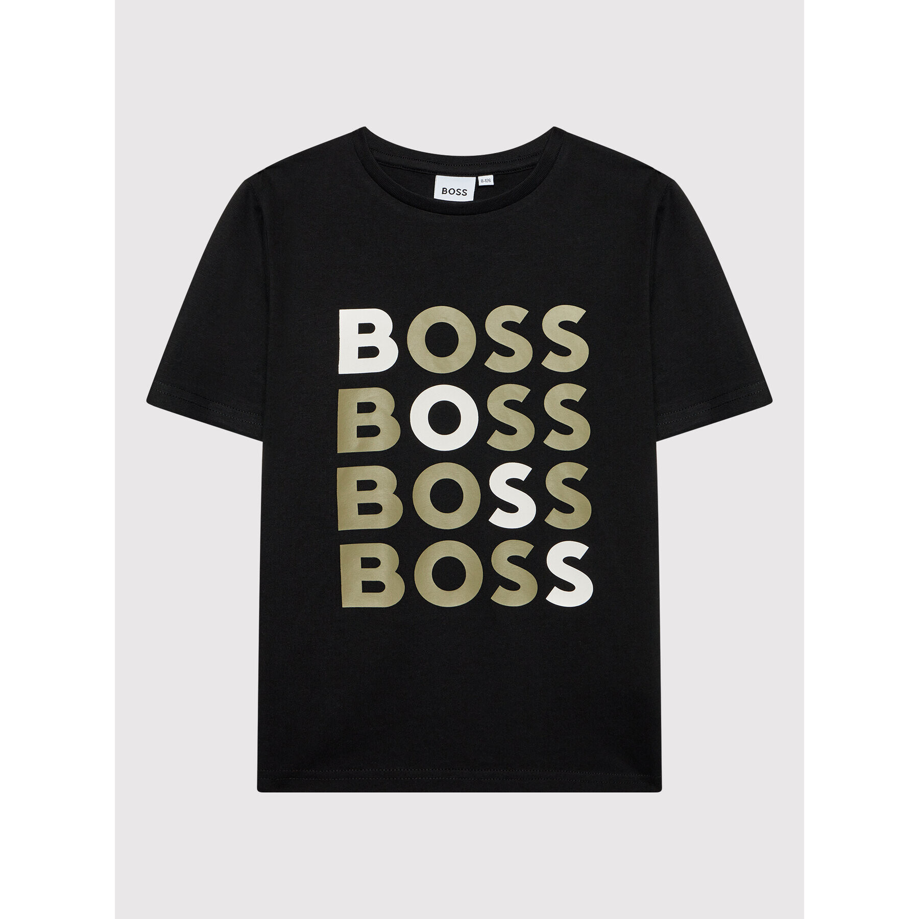 Boss Тишърт J25N37 M Черен Regular Fit - Pepit.bg