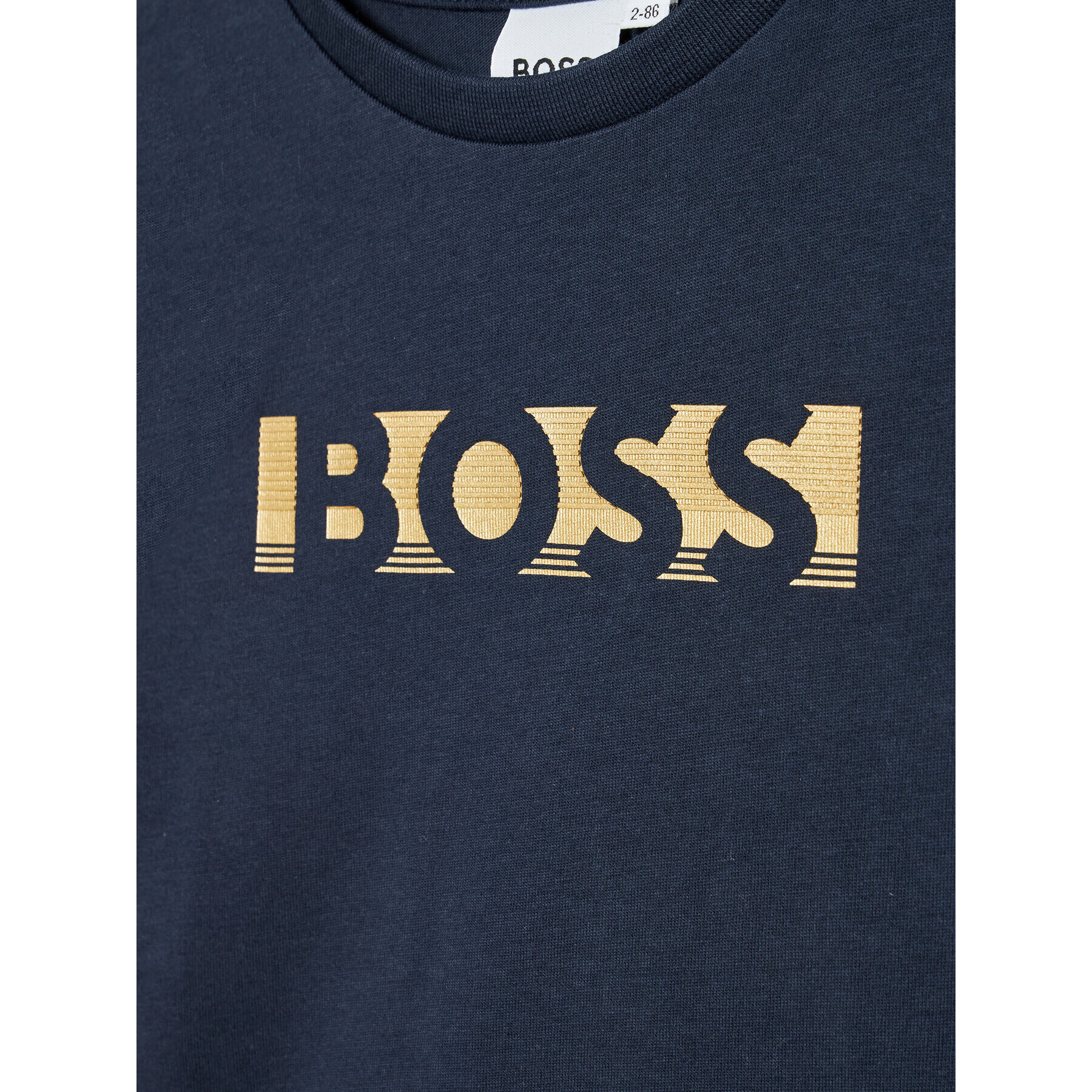 Boss Тишърт J25N39 D Тъмносин Regular Fit - Pepit.bg