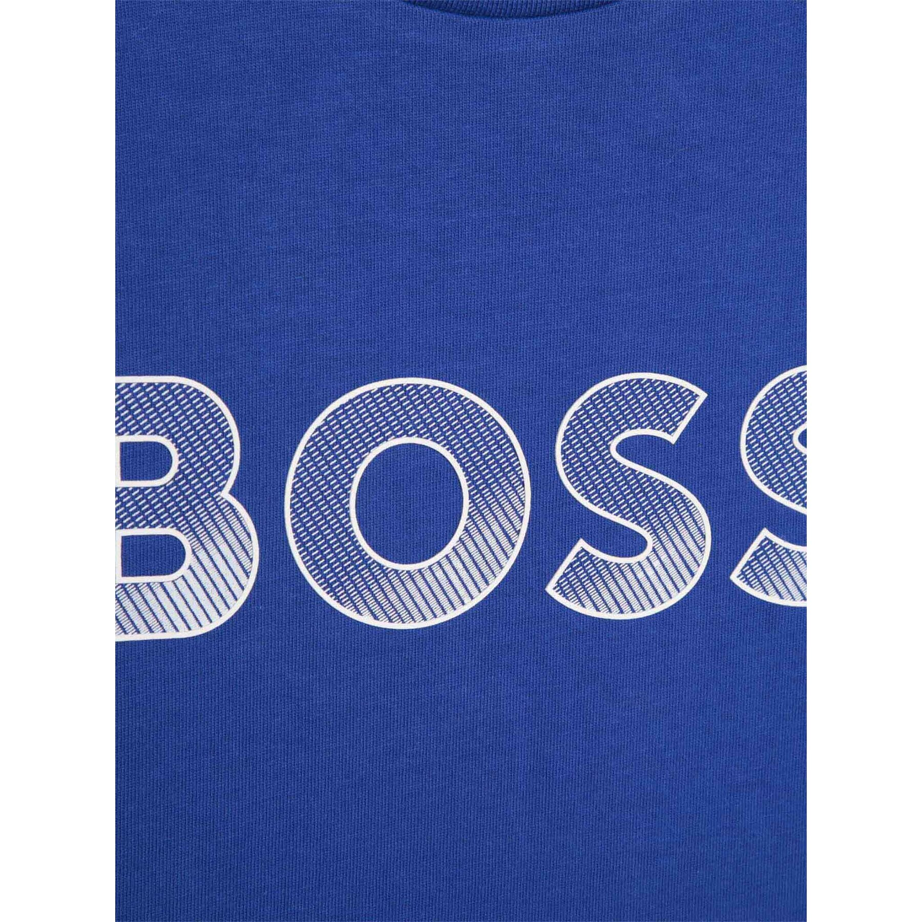 Boss Тишърт J25O03 D Син Regular Fit - Pepit.bg