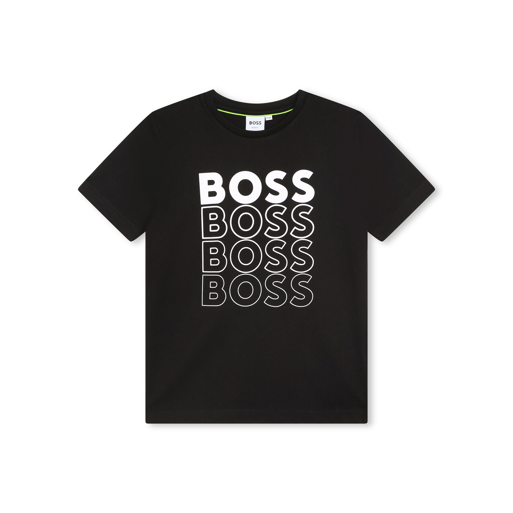 Boss Тишърт J25O05 S Черен Regular Fit - Pepit.bg